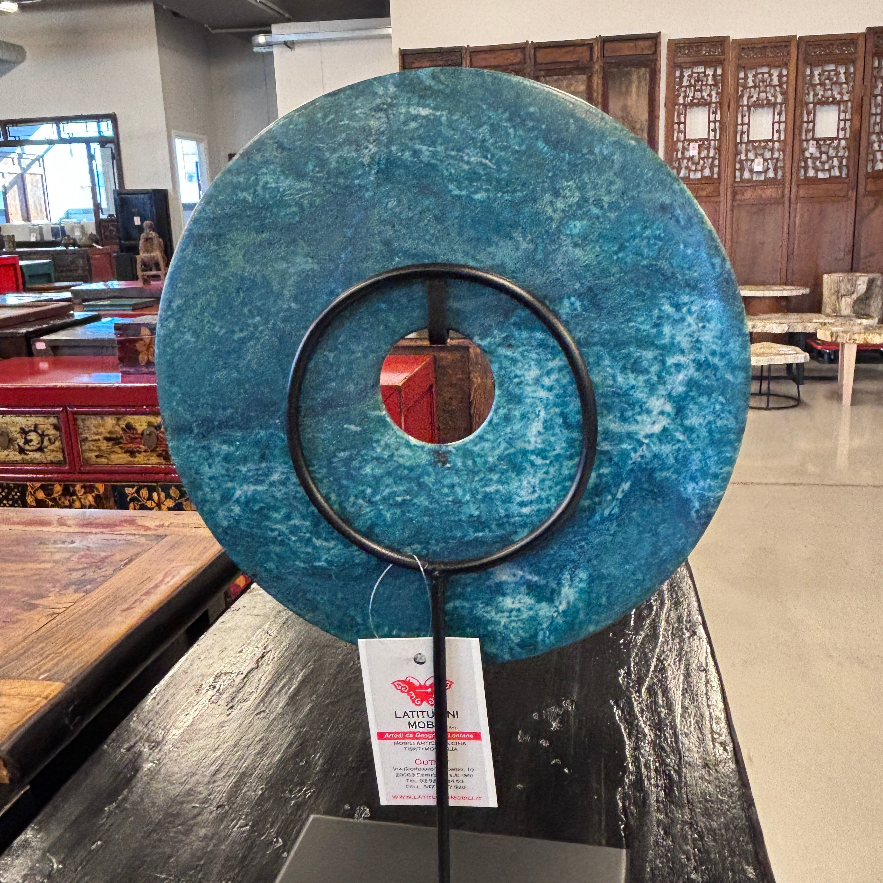 DISCO ORNAMENTALE IN PIETRA LEVIGATA