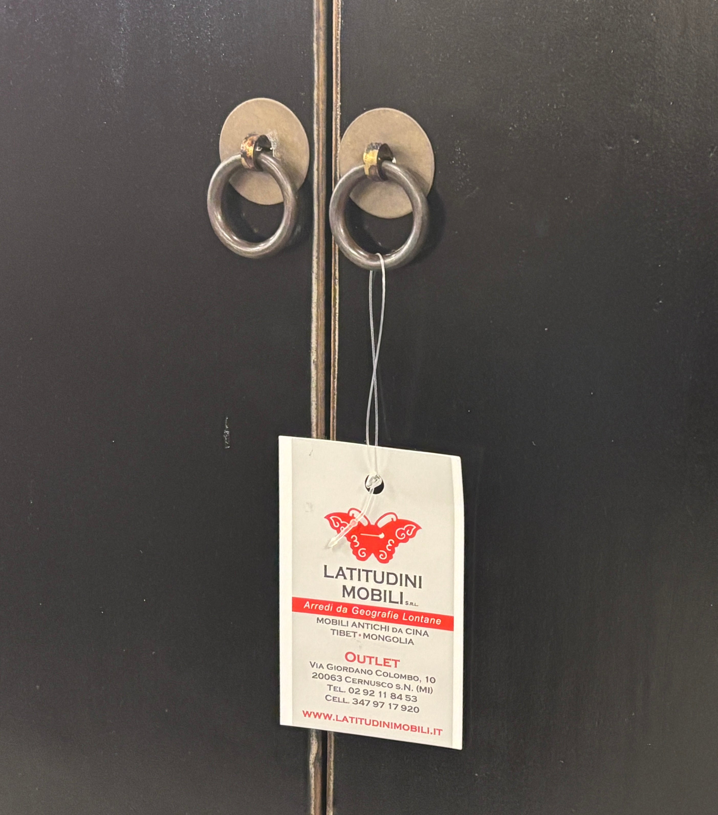 ARMADIETTO STRETTO LACCA NERA