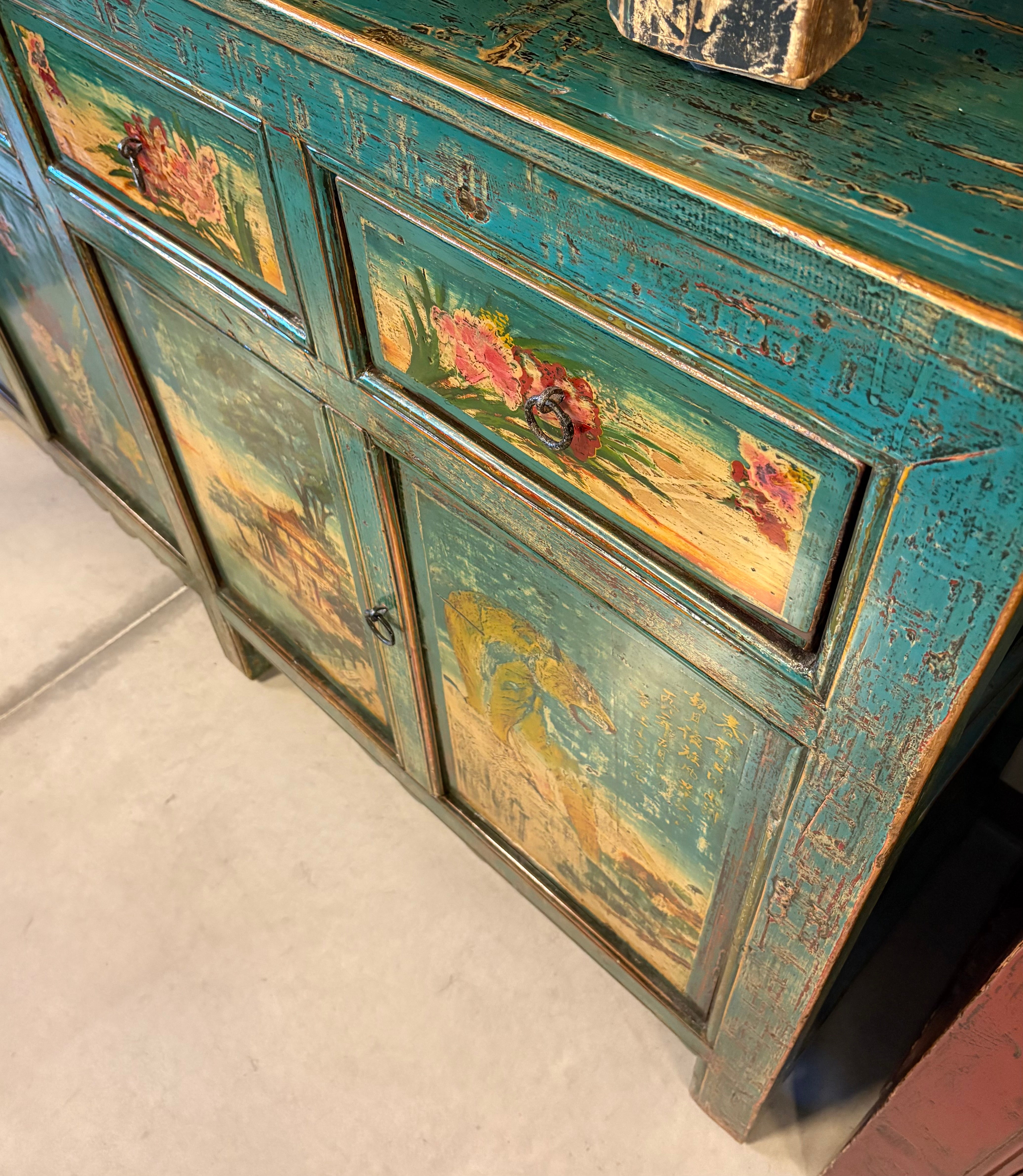 GRANDE CREDENZA MONGOLIA DEC. 6A6C