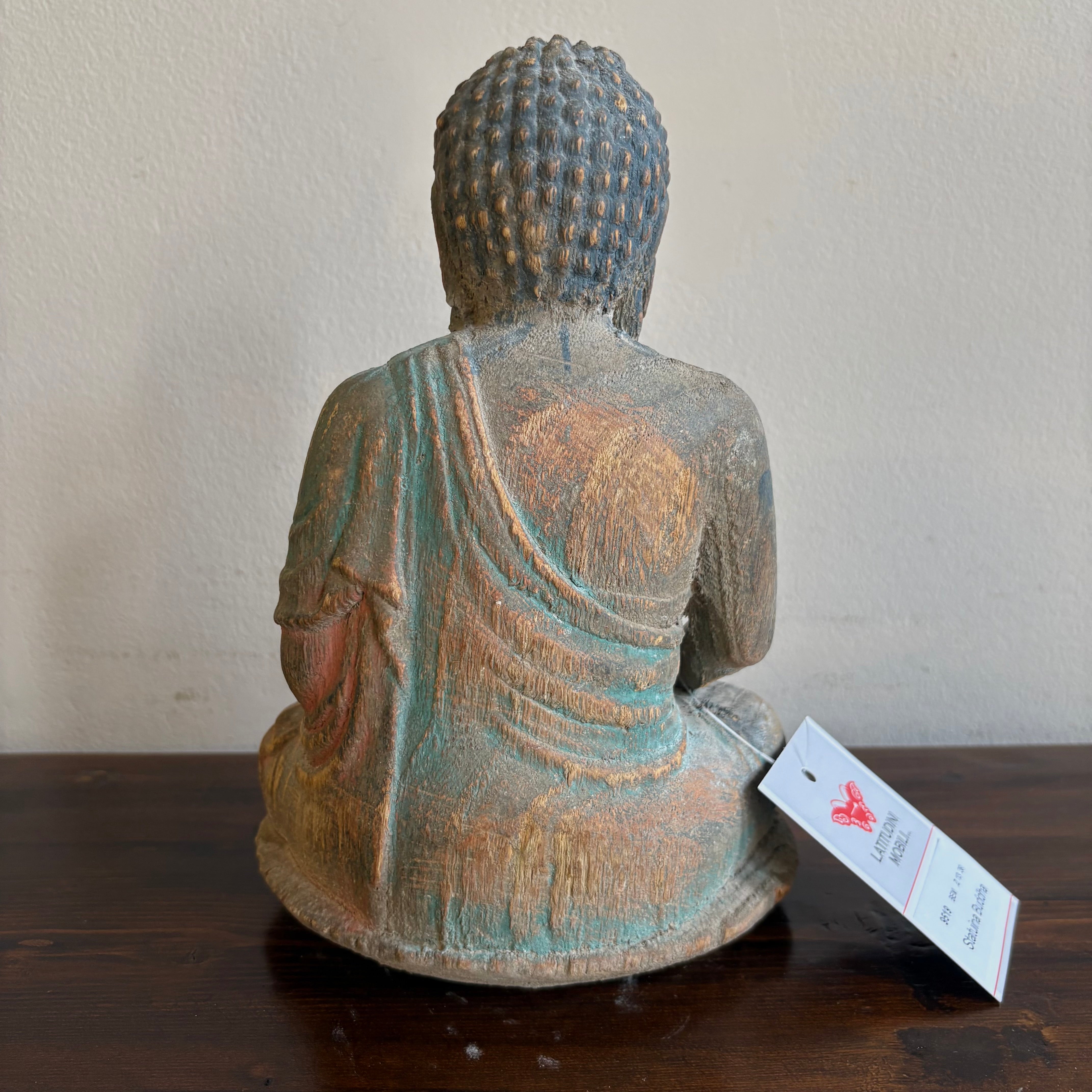 STATUETTA LIGNEA BUDDHA
