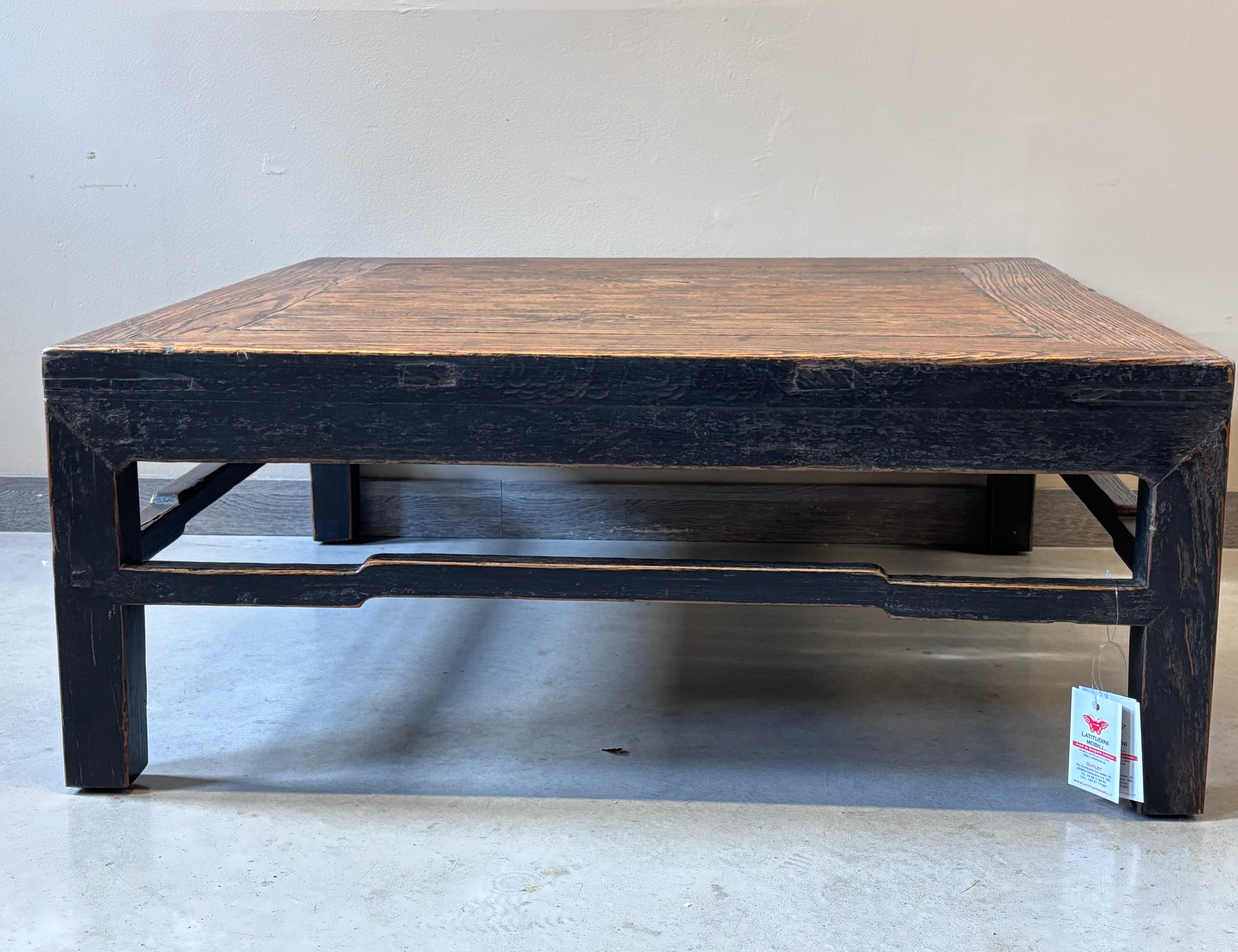 TAVOLO CINESE QUADRO IN OLMO