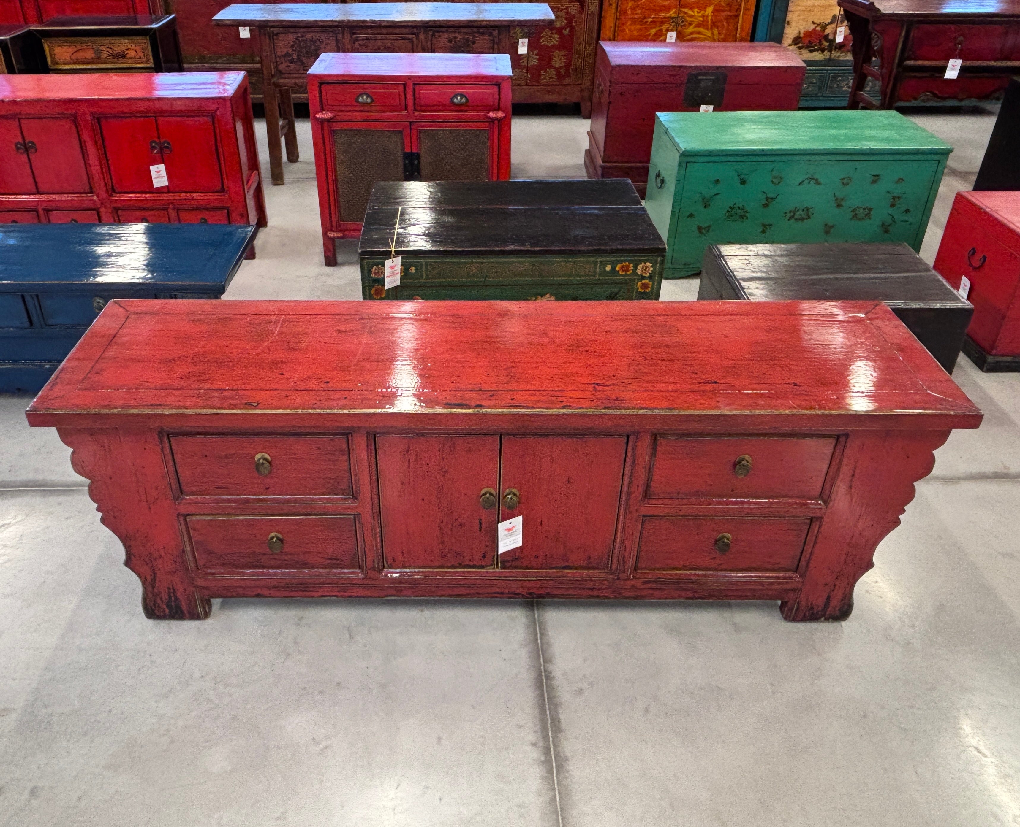 CASSAPANCA CINESE AD ALTARE IN LACCA