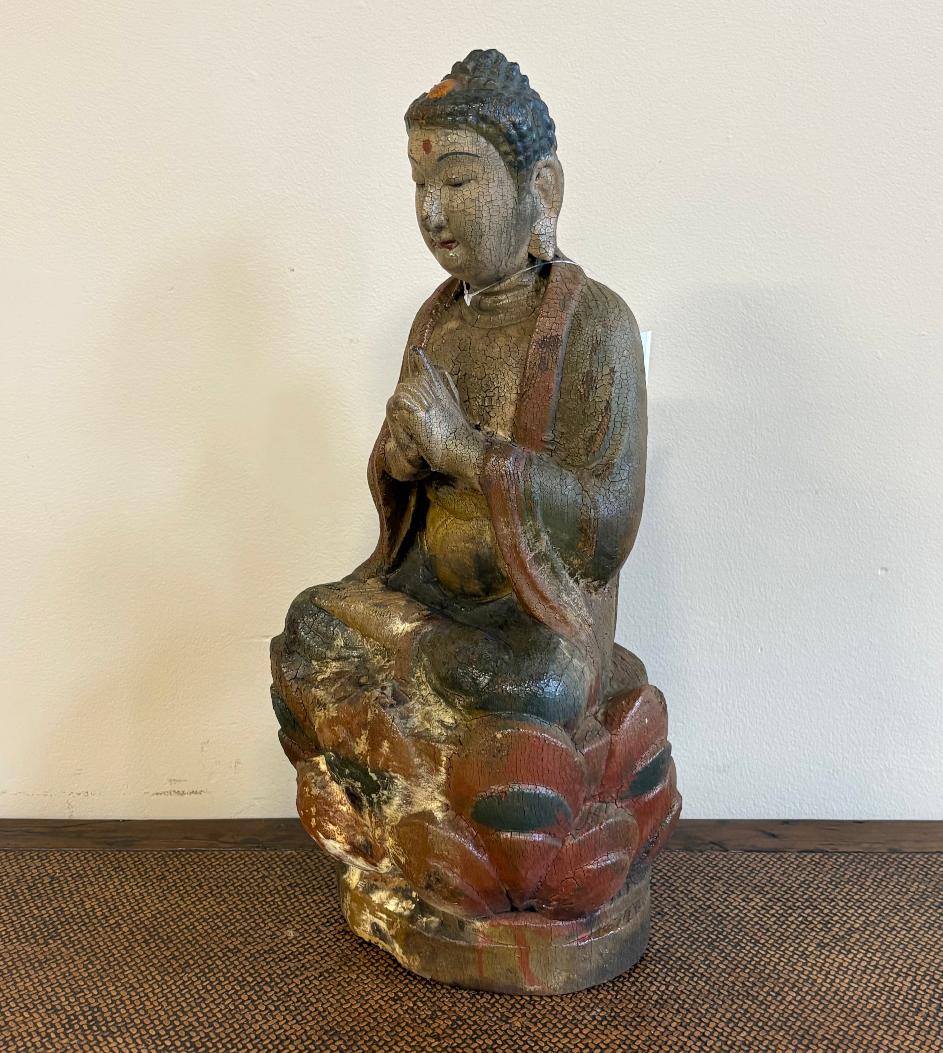 STATUA LIGNEA GUANYIN