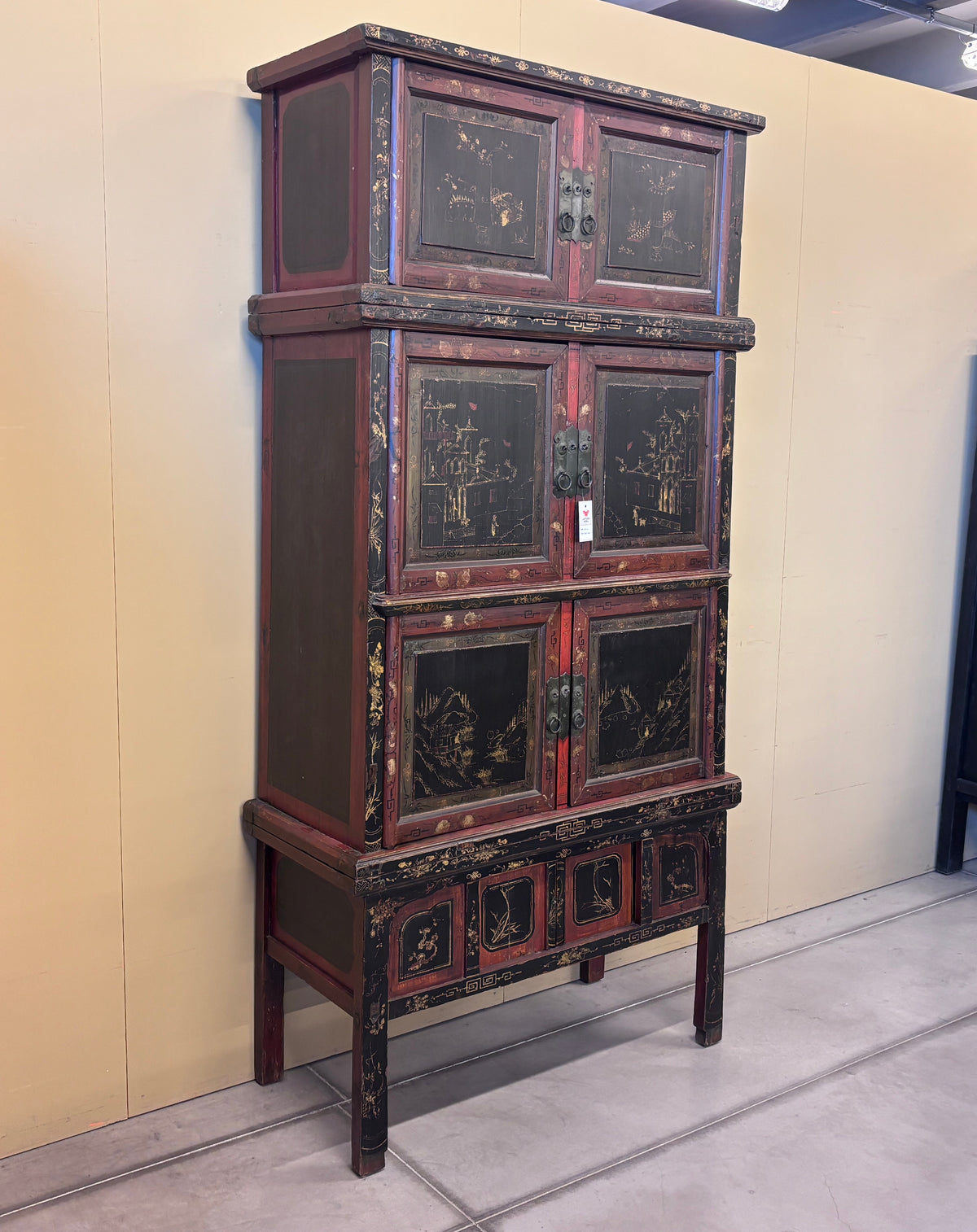 GRANDE ARMADIO FUJIAN DECORATO