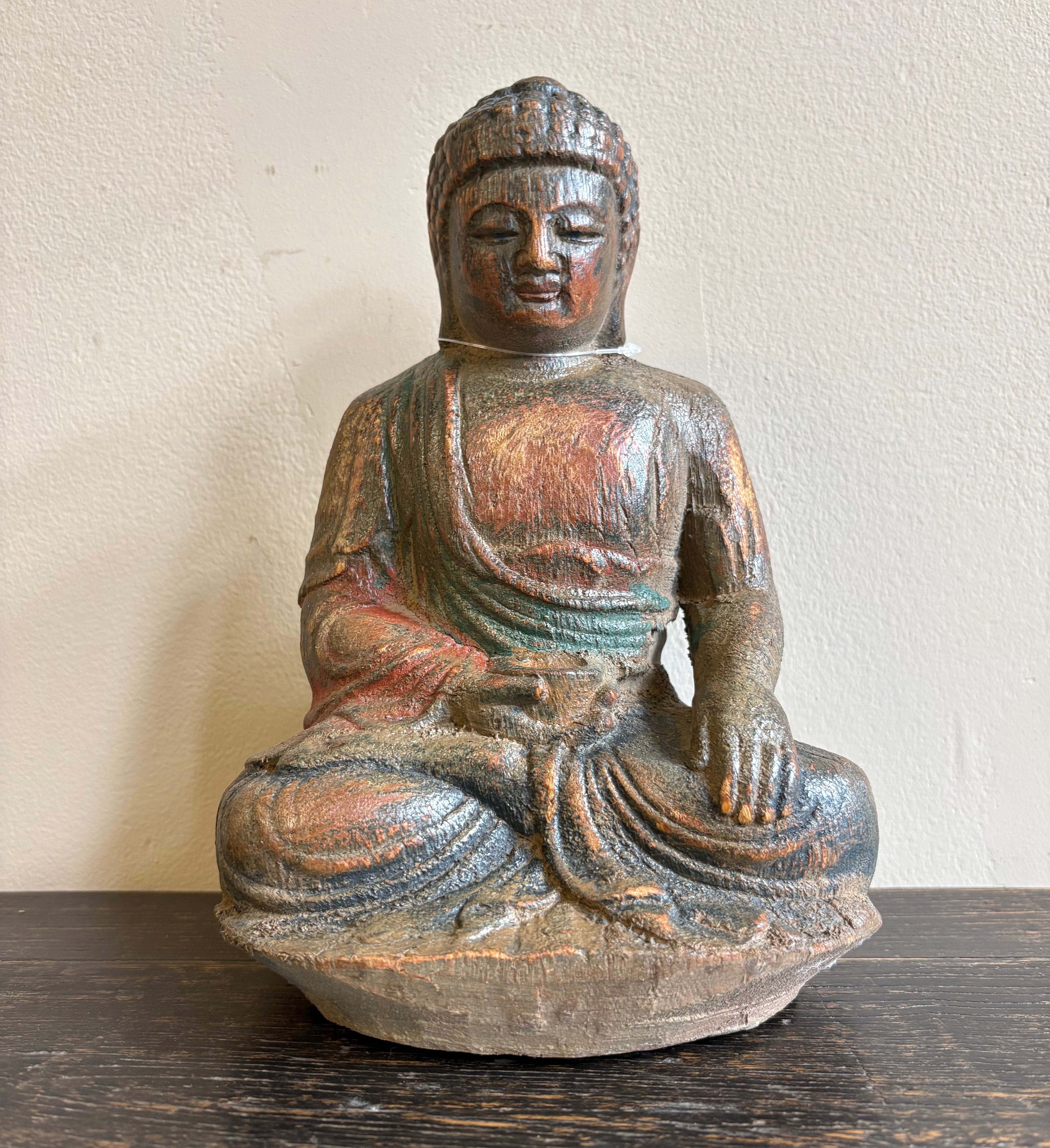 STATUETTA LIGNEA BUDDHA