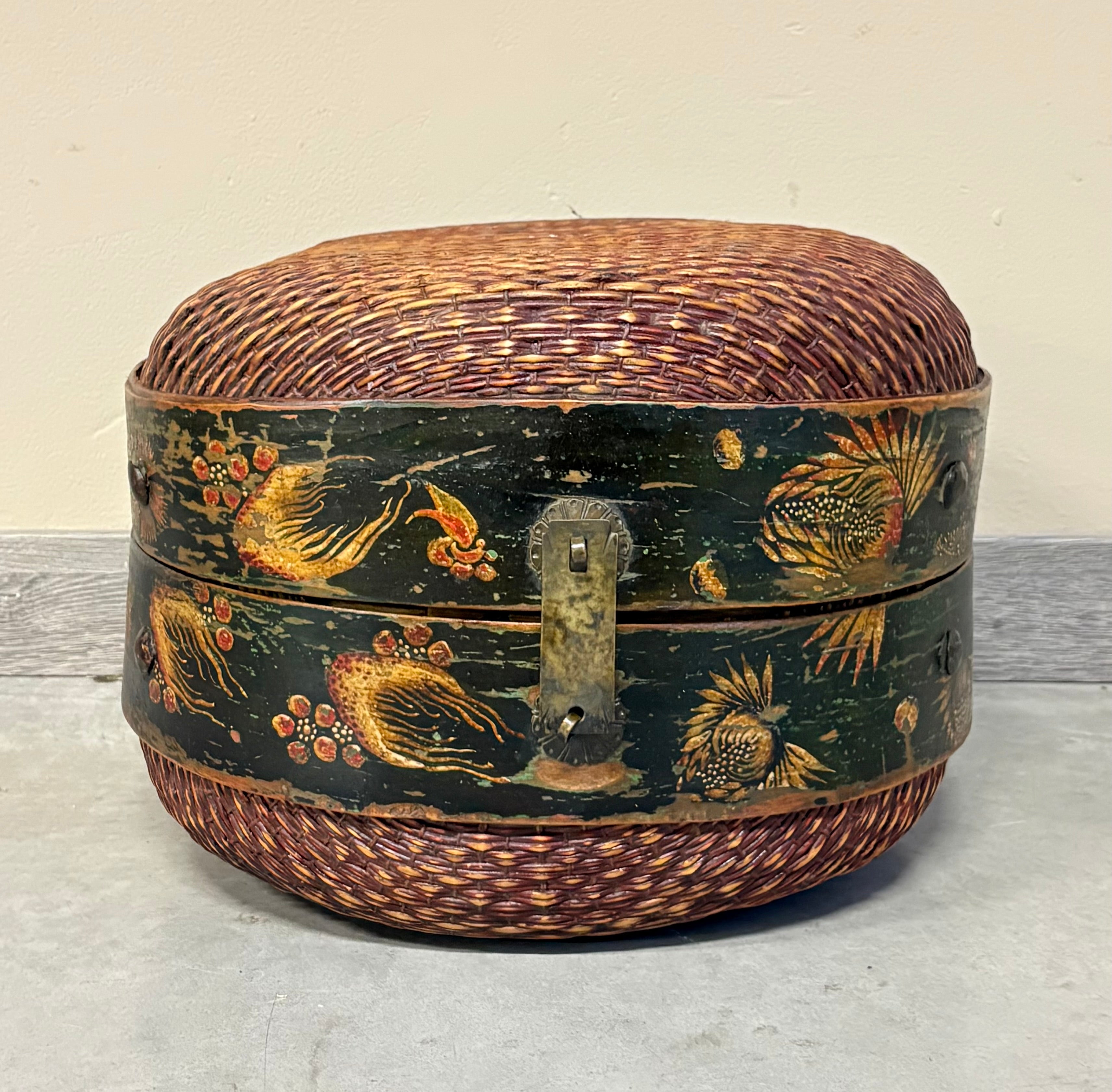 CESTA CONTENITORE PORTAPESCI CINESE