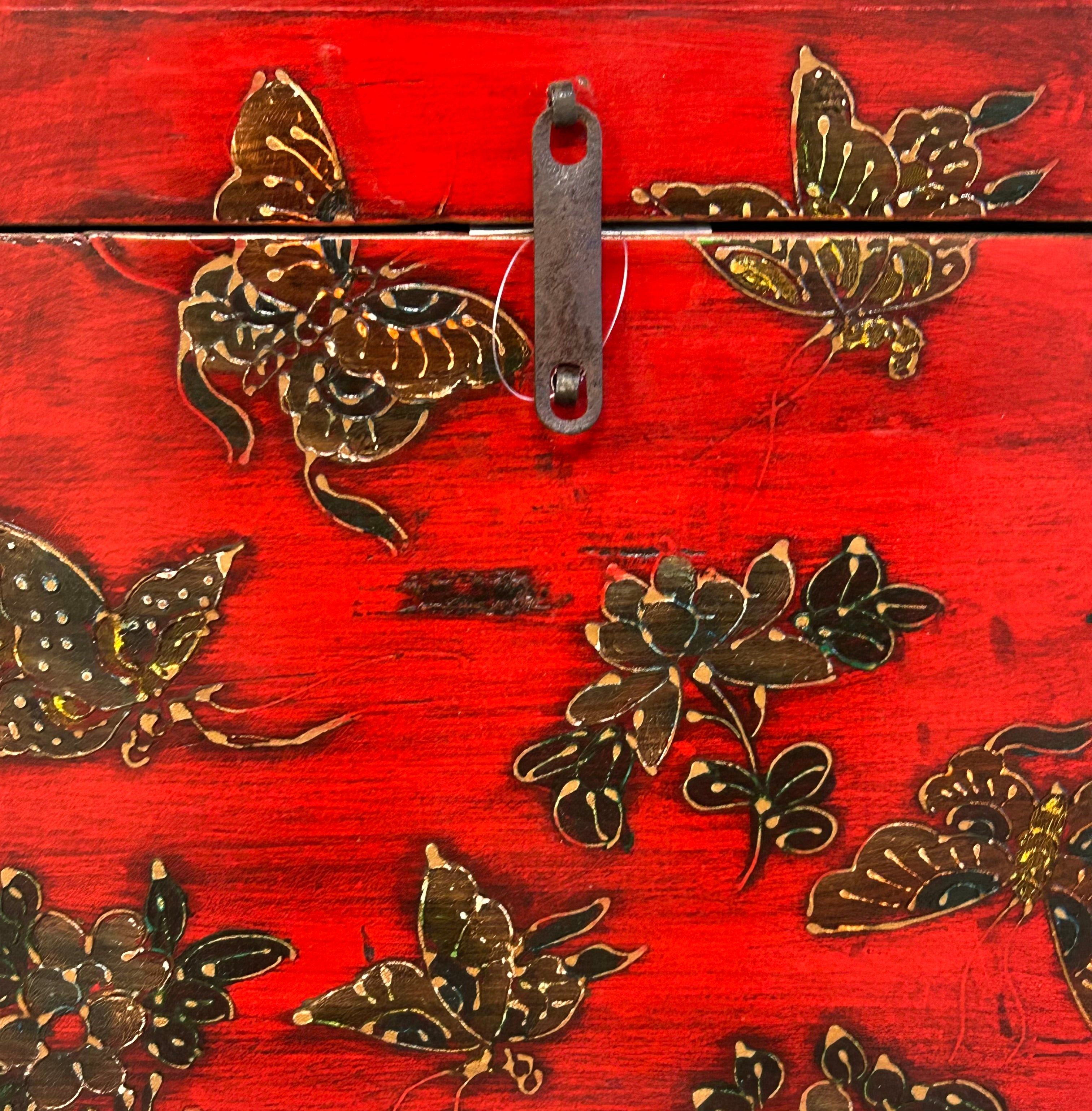 BAULETTO DECORATO TIBETANO
