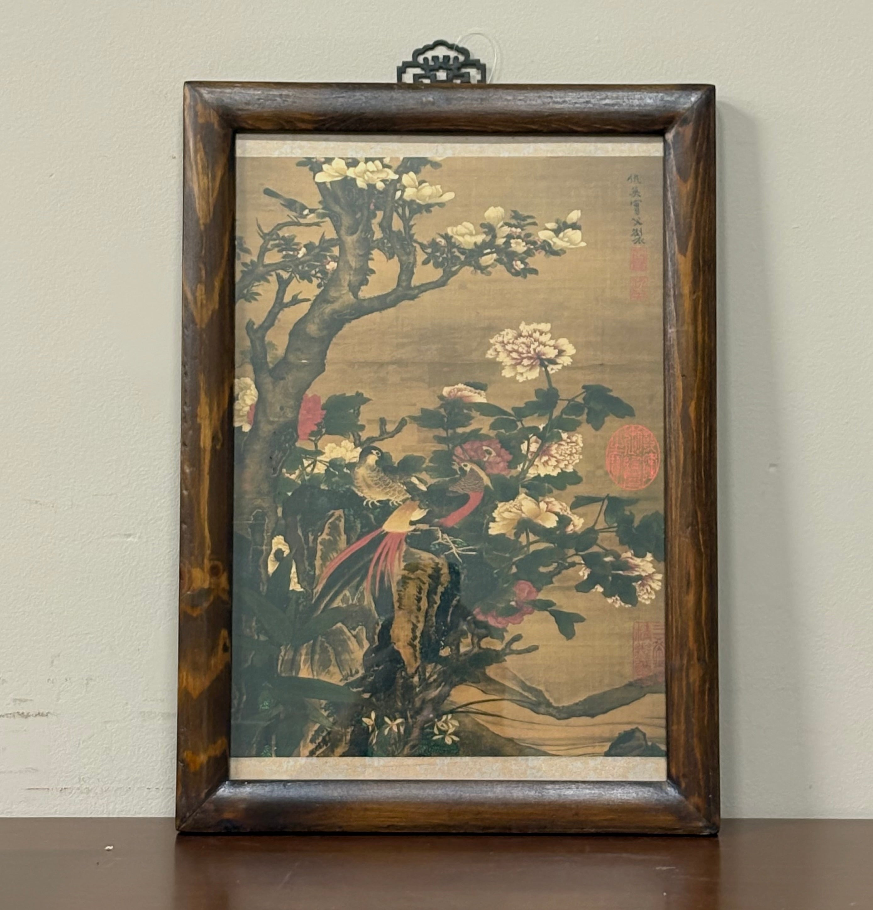 STAMPA CINESE CON CORNICE