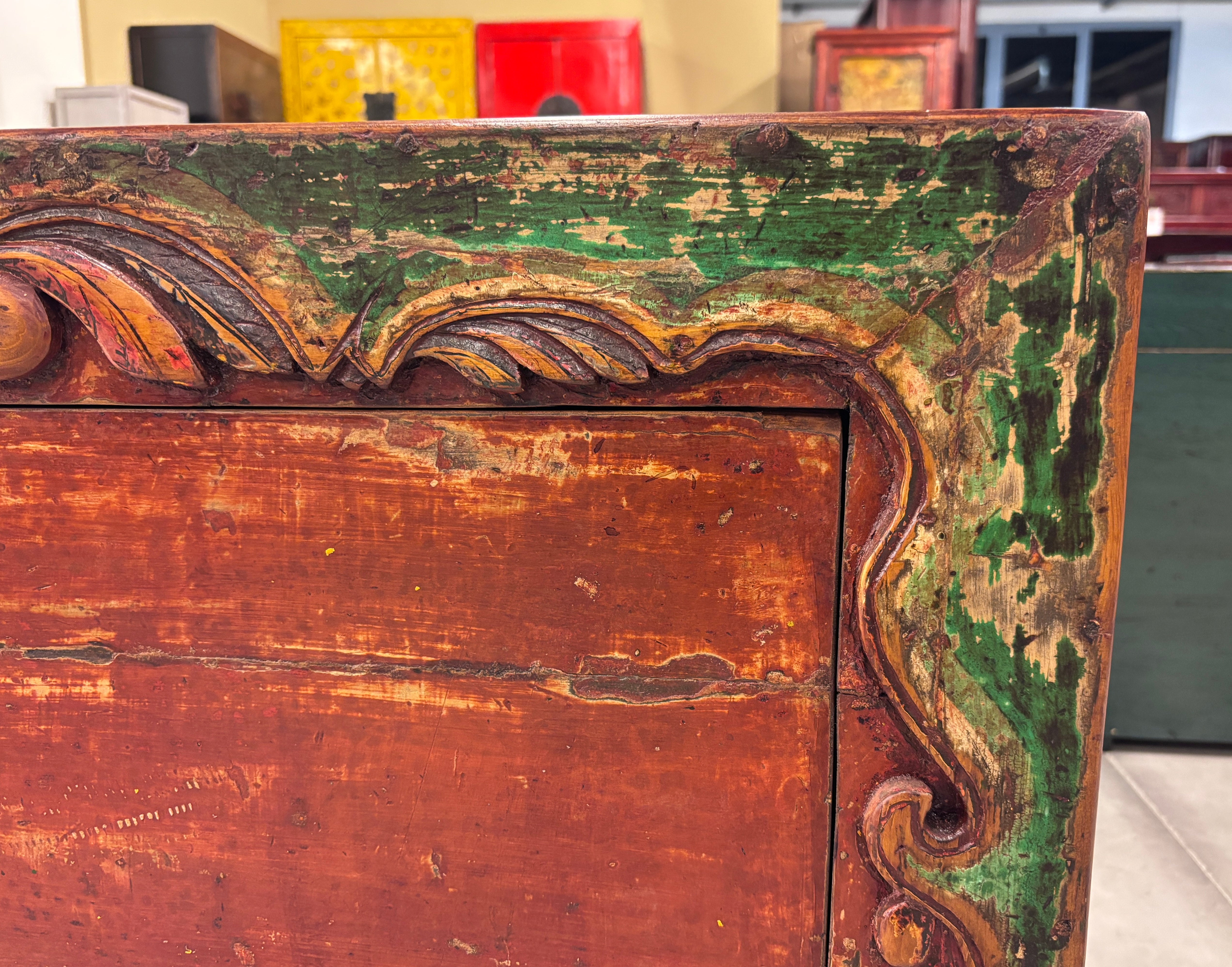 CASSA GANZU 2 ANTE CON FRAME INTAGLIATO