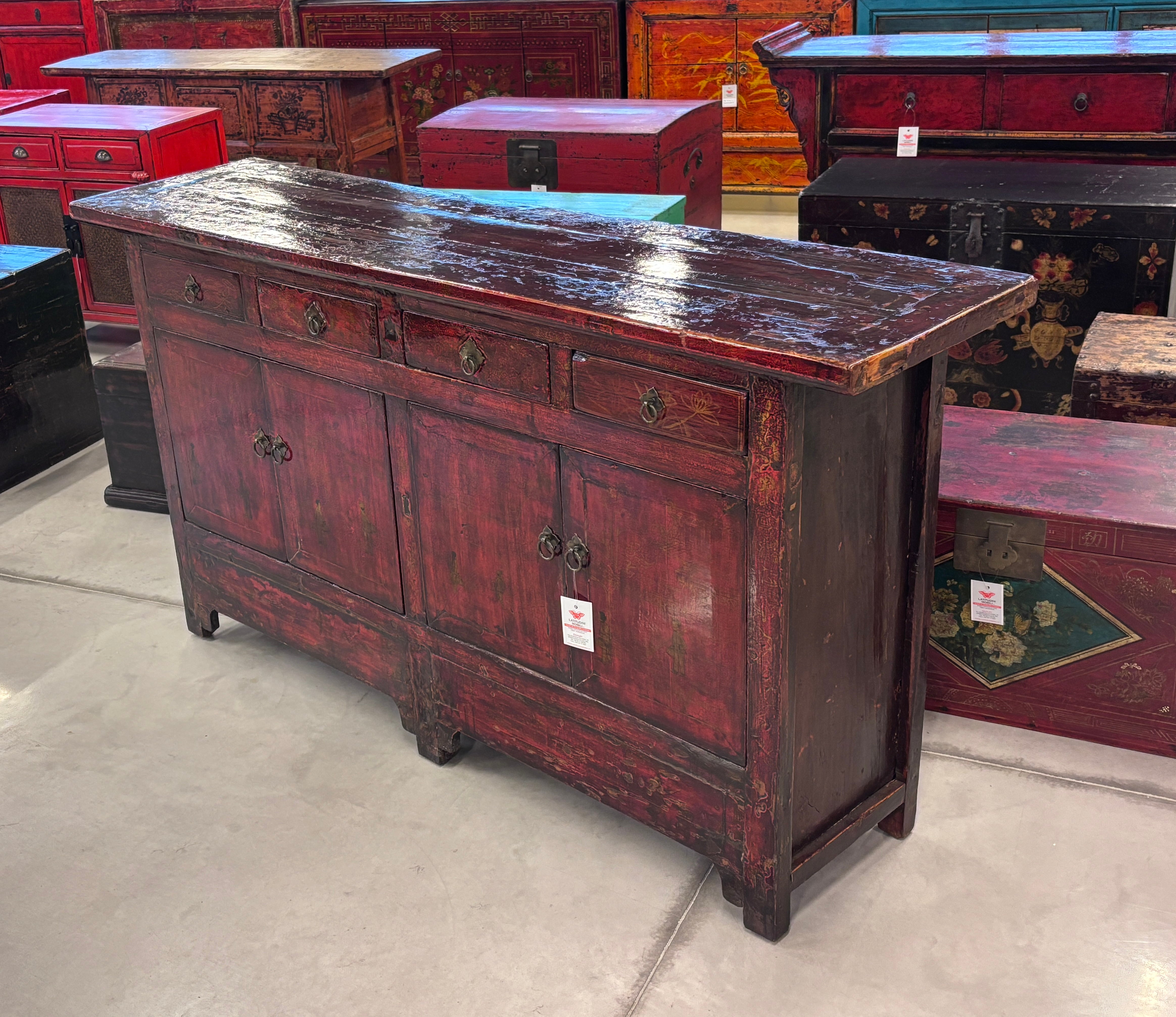 BUFFET CINESE IN LACCA TOP AGGETTANTE