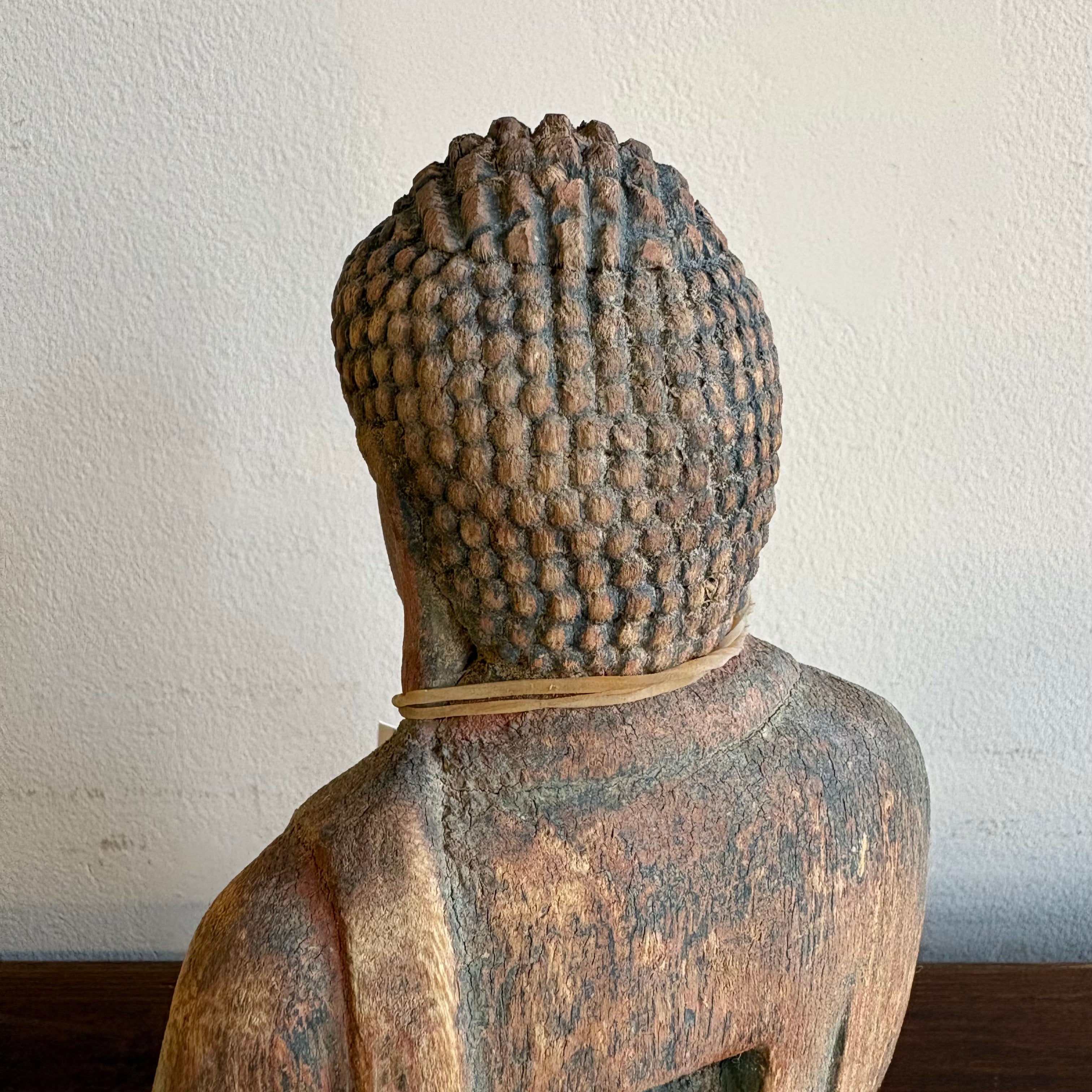 STATUETTA LIGNEA CINESE BUDDHA
