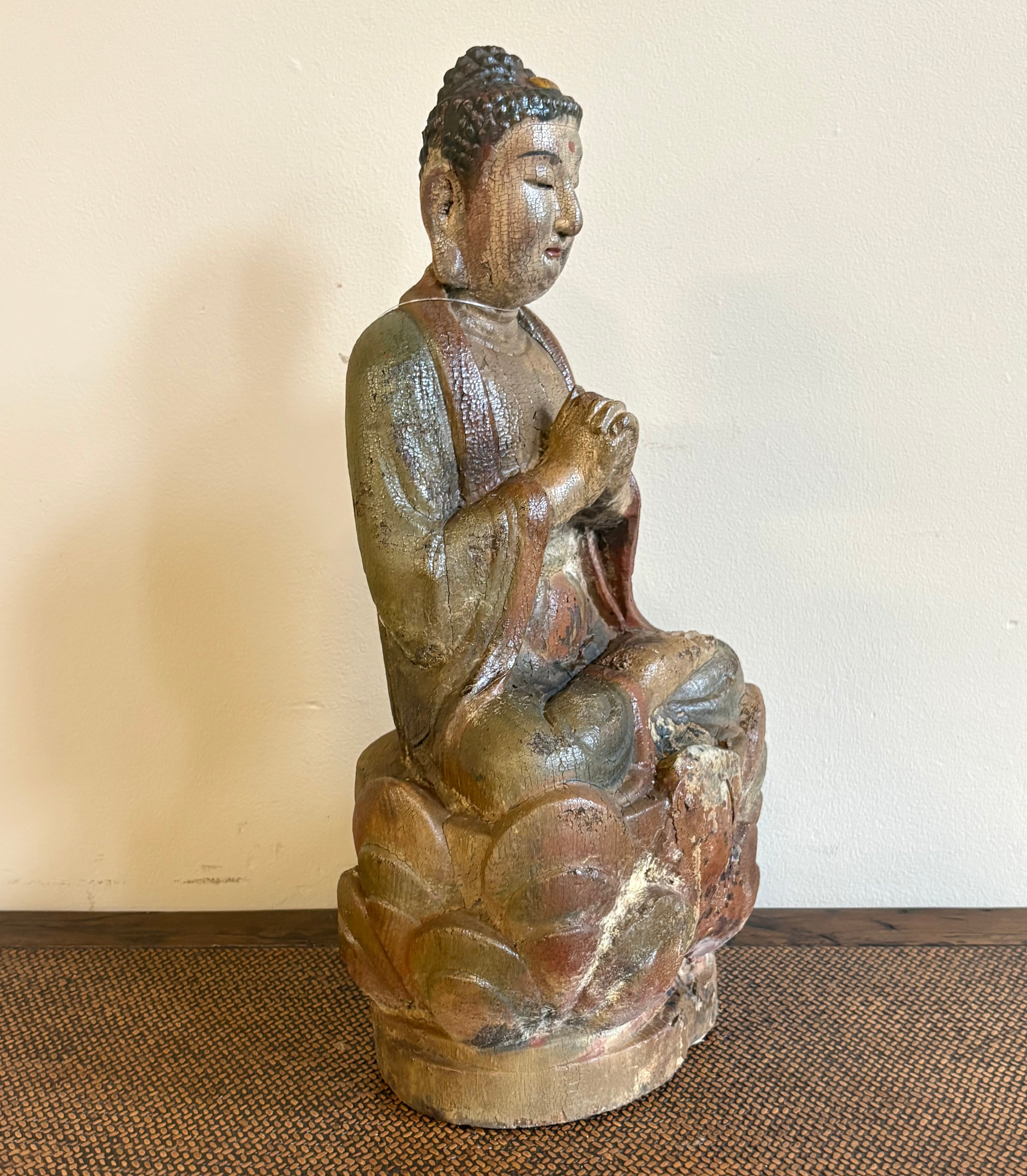 STATUA LIGNEA GUANYIN