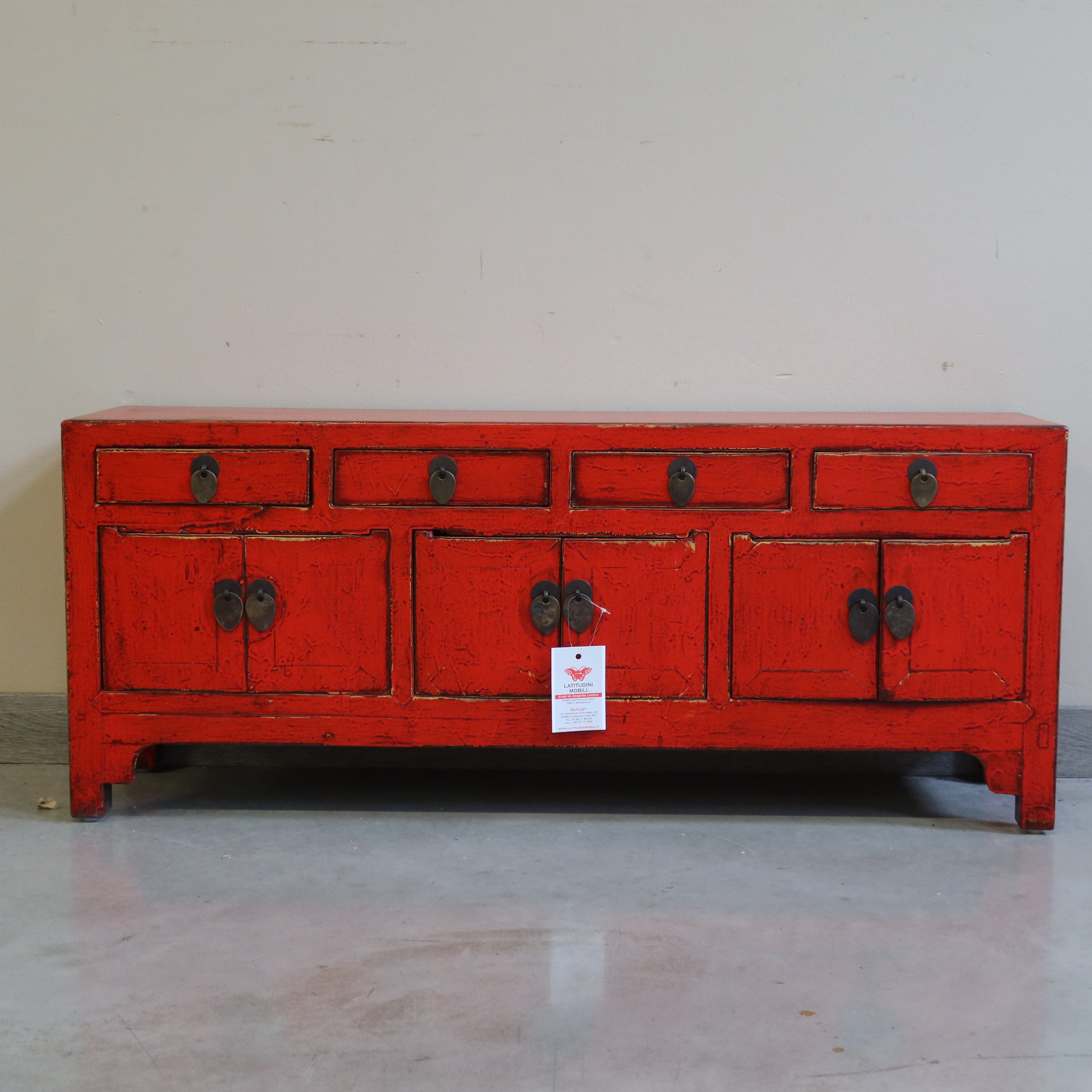 BASSA CASSAPANCHINA IN LACCA ROSSA