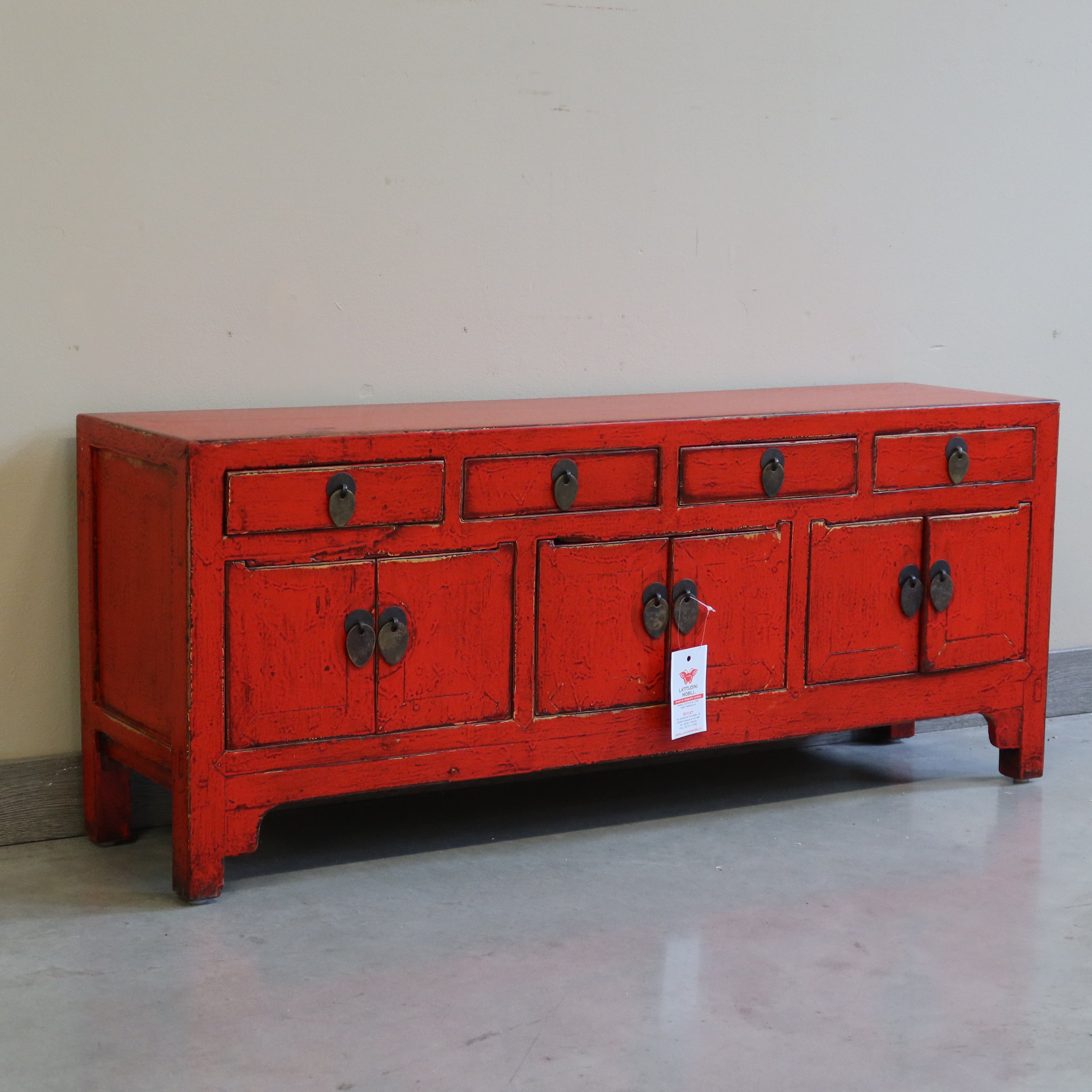 BASSA CASSAPANCHINA IN LACCA ROSSA