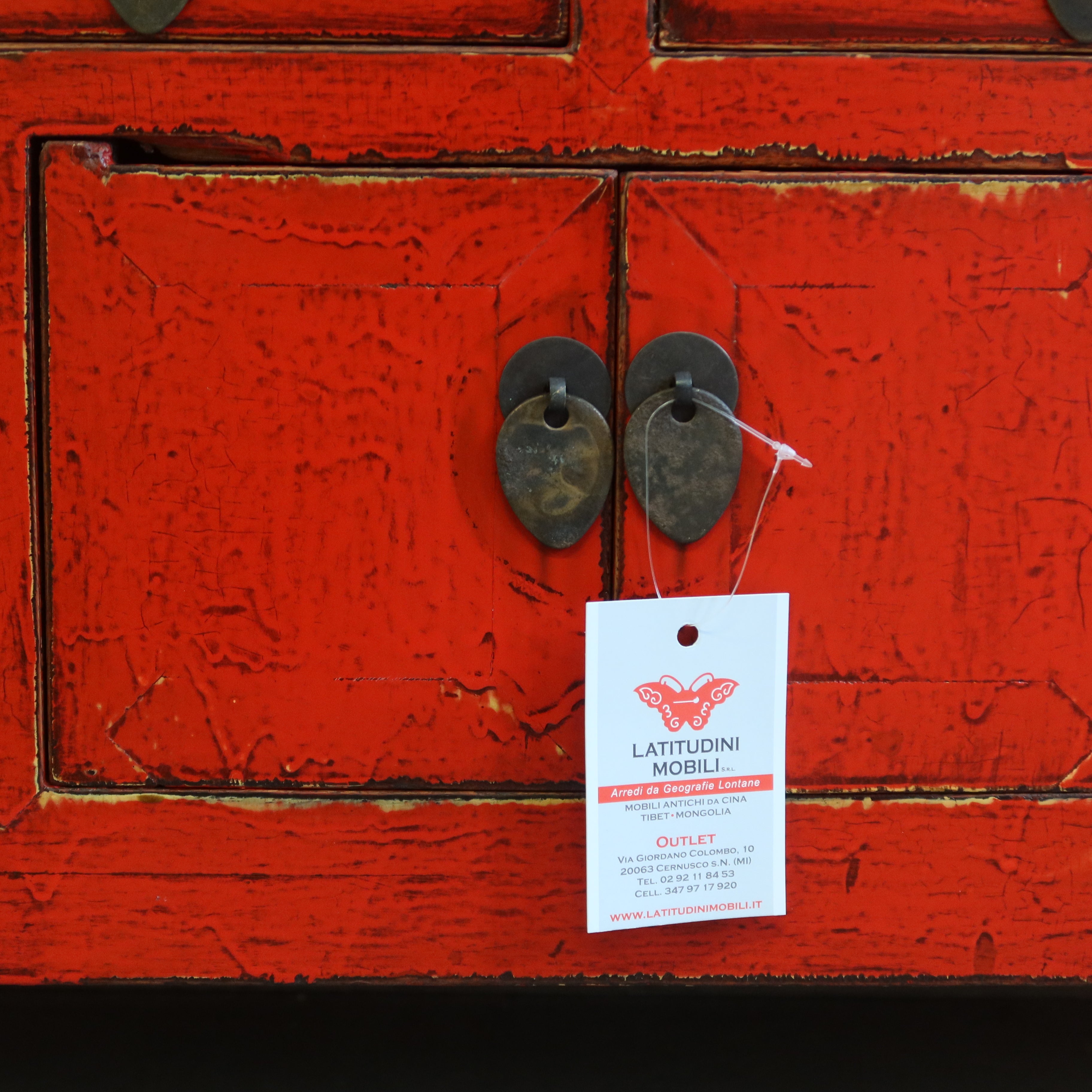 BASSA CASSAPANCHINA IN LACCA ROSSA