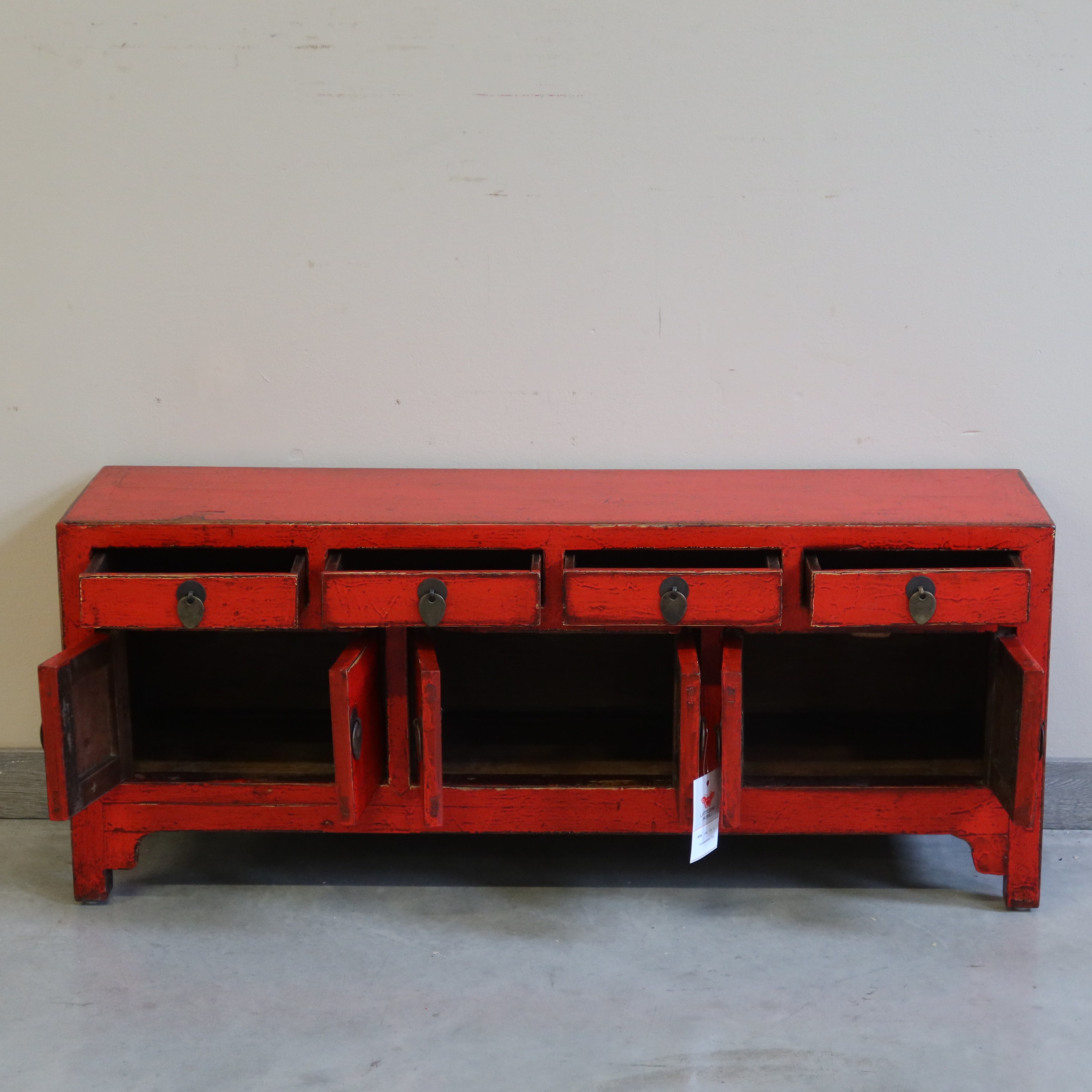 BASSA CASSAPANCHINA IN LACCA ROSSA