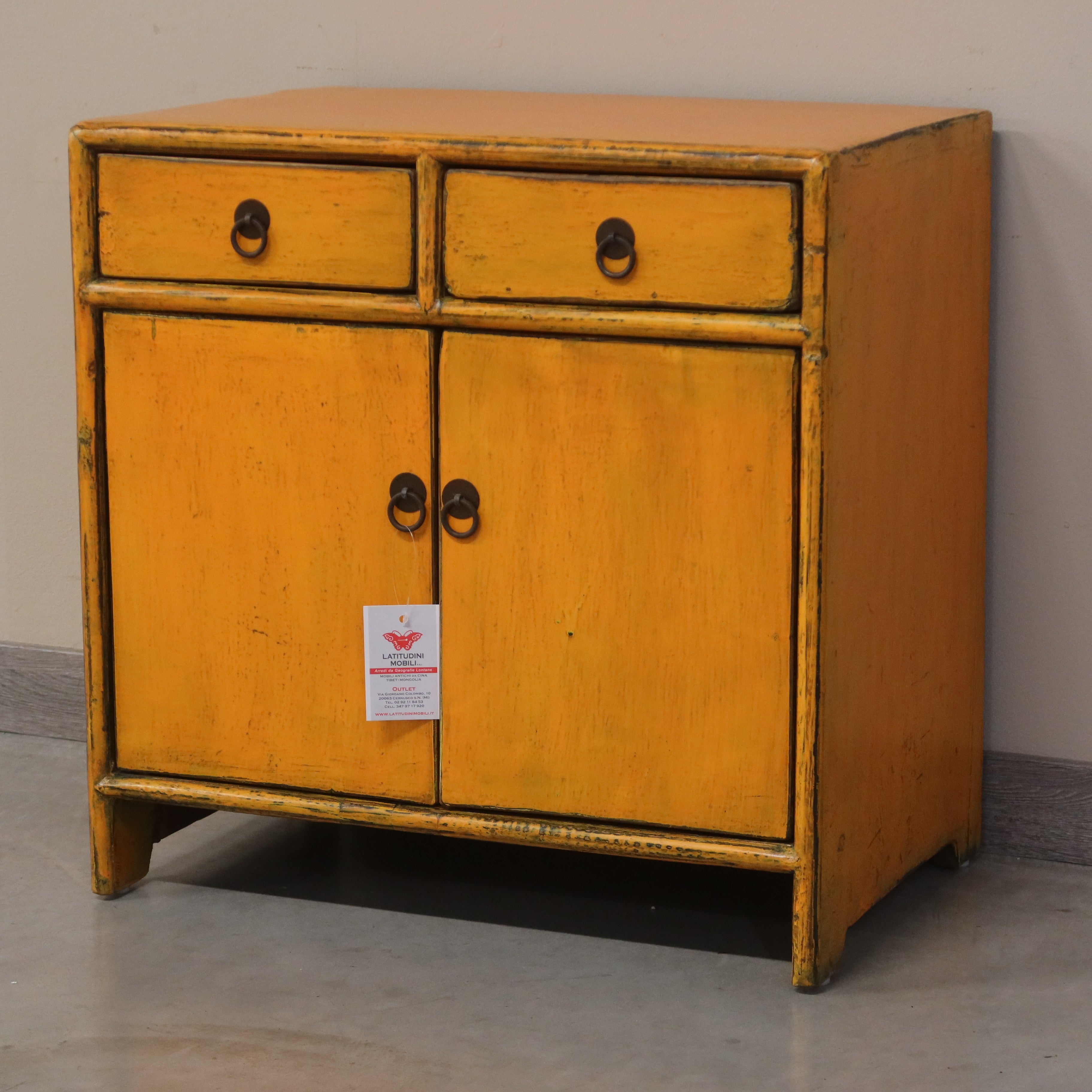 MOBILETTO CINESE LACCA ARANCIO