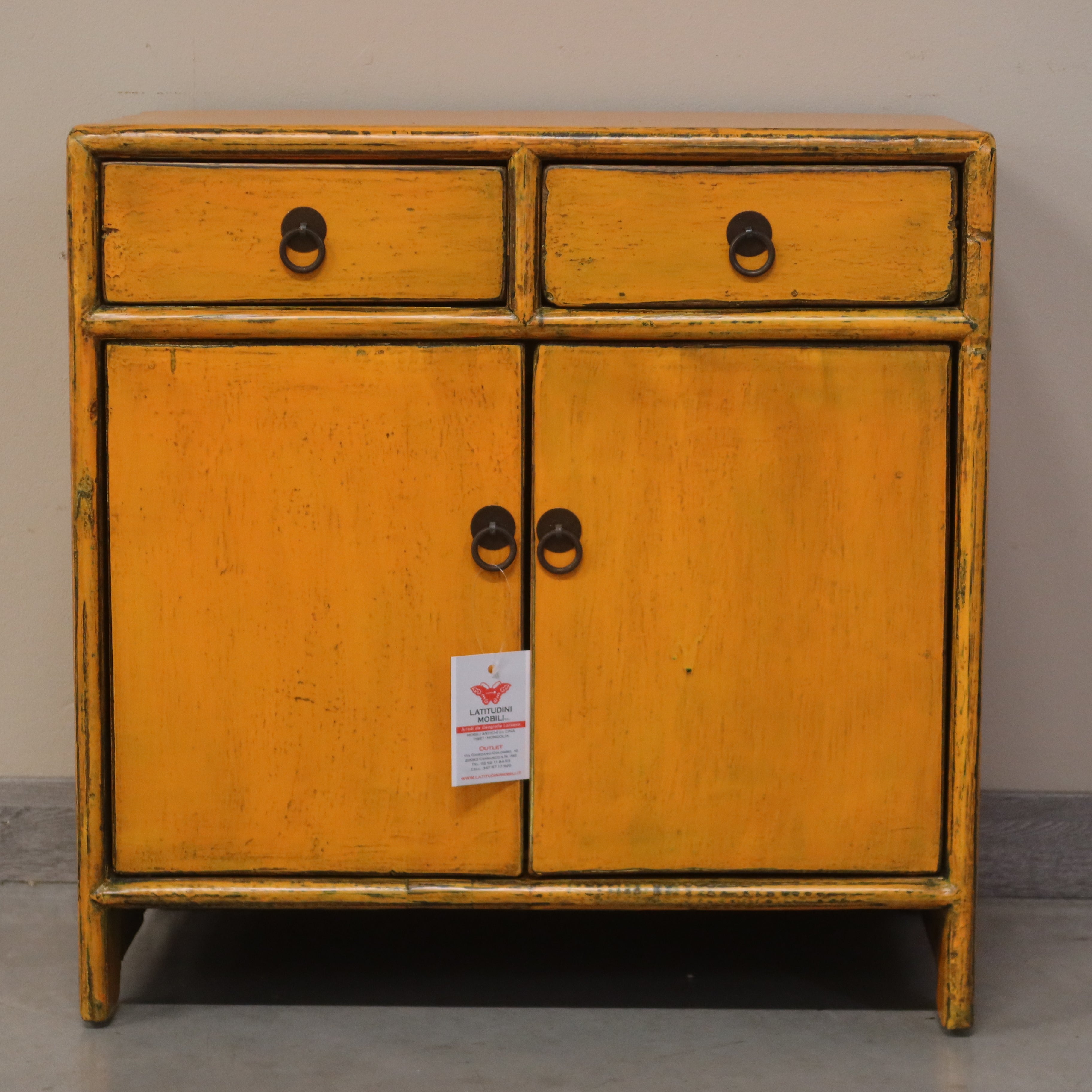 MOBILETTO CINESE LACCA ARANCIO
