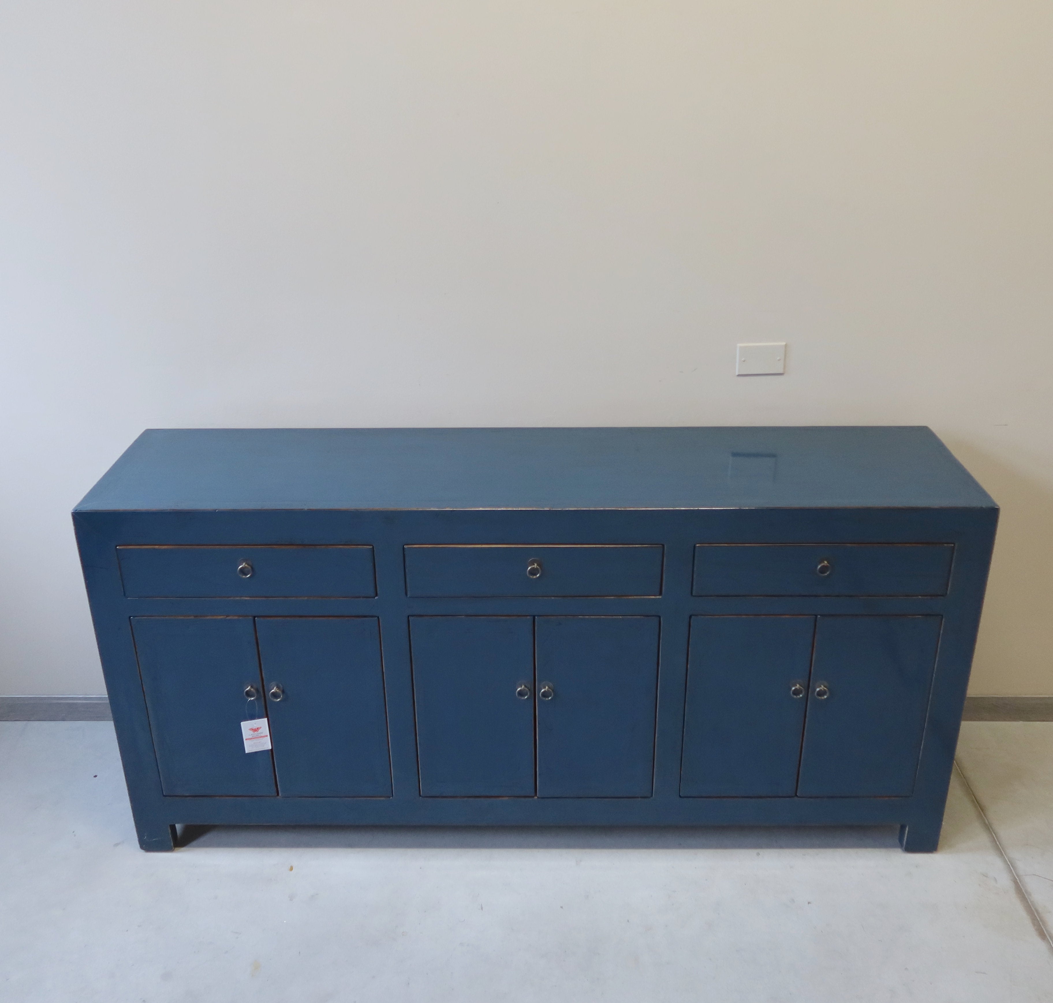 CREDENZA CINESE LACCA BLU