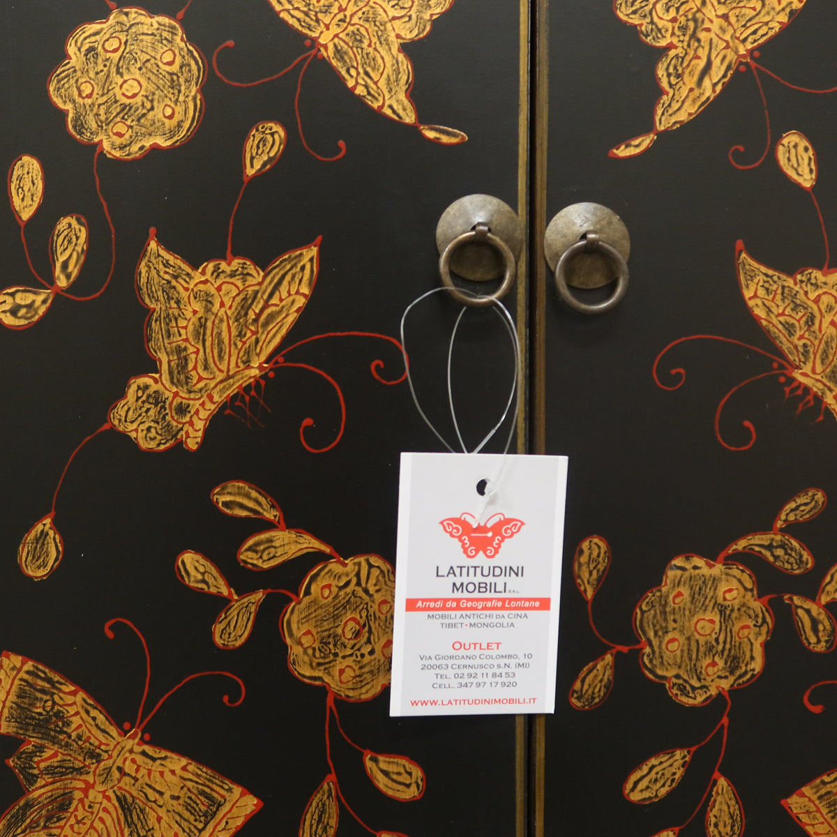 ALTO COMODINO SHANXI DECORATO