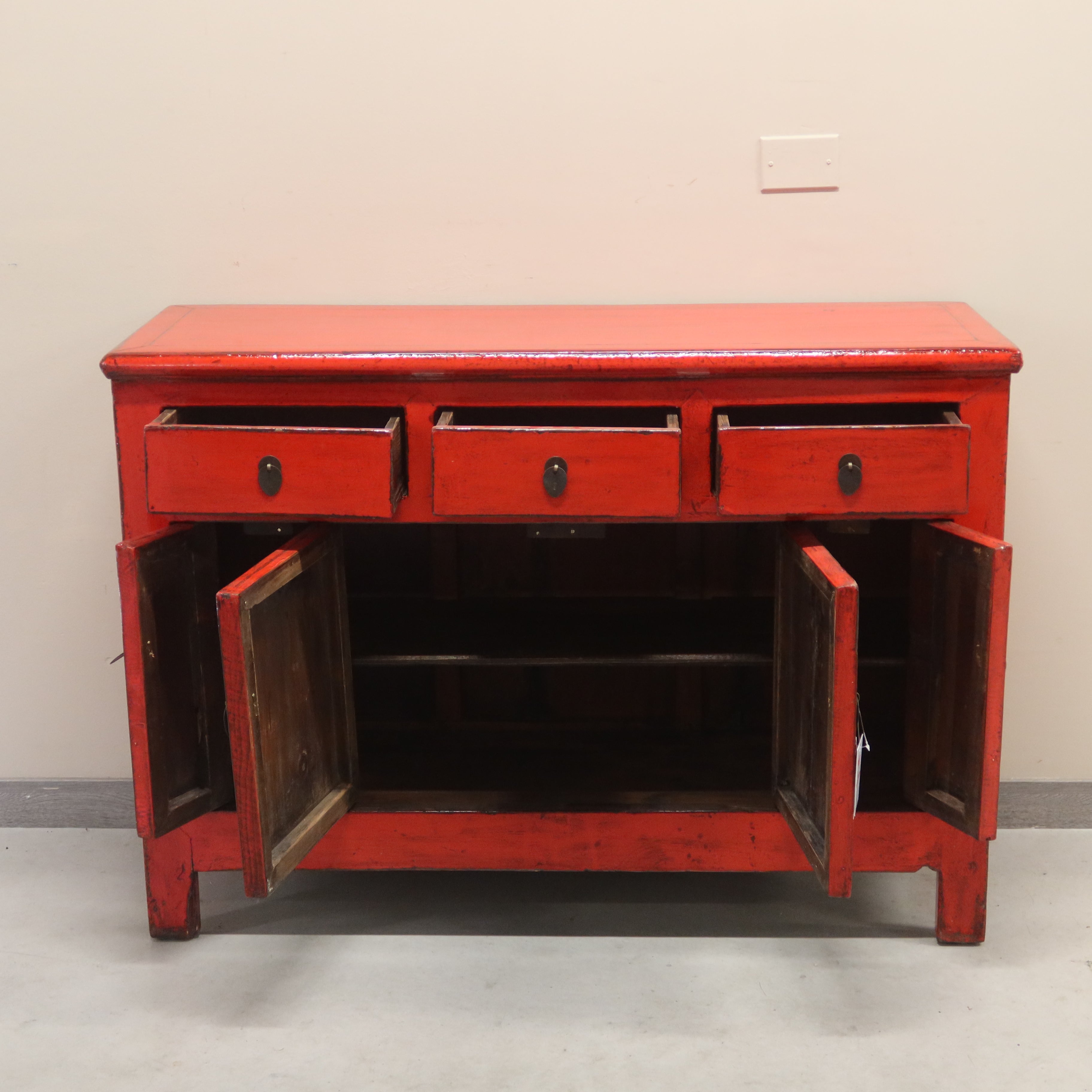 BUFFET CORTO CINESE LACCA ROSSA