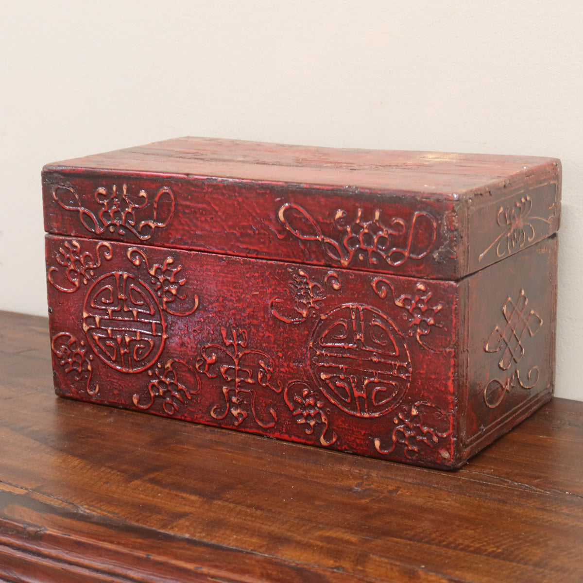 SCATOLA MONGOLIA CON DECORO A RILIEVO