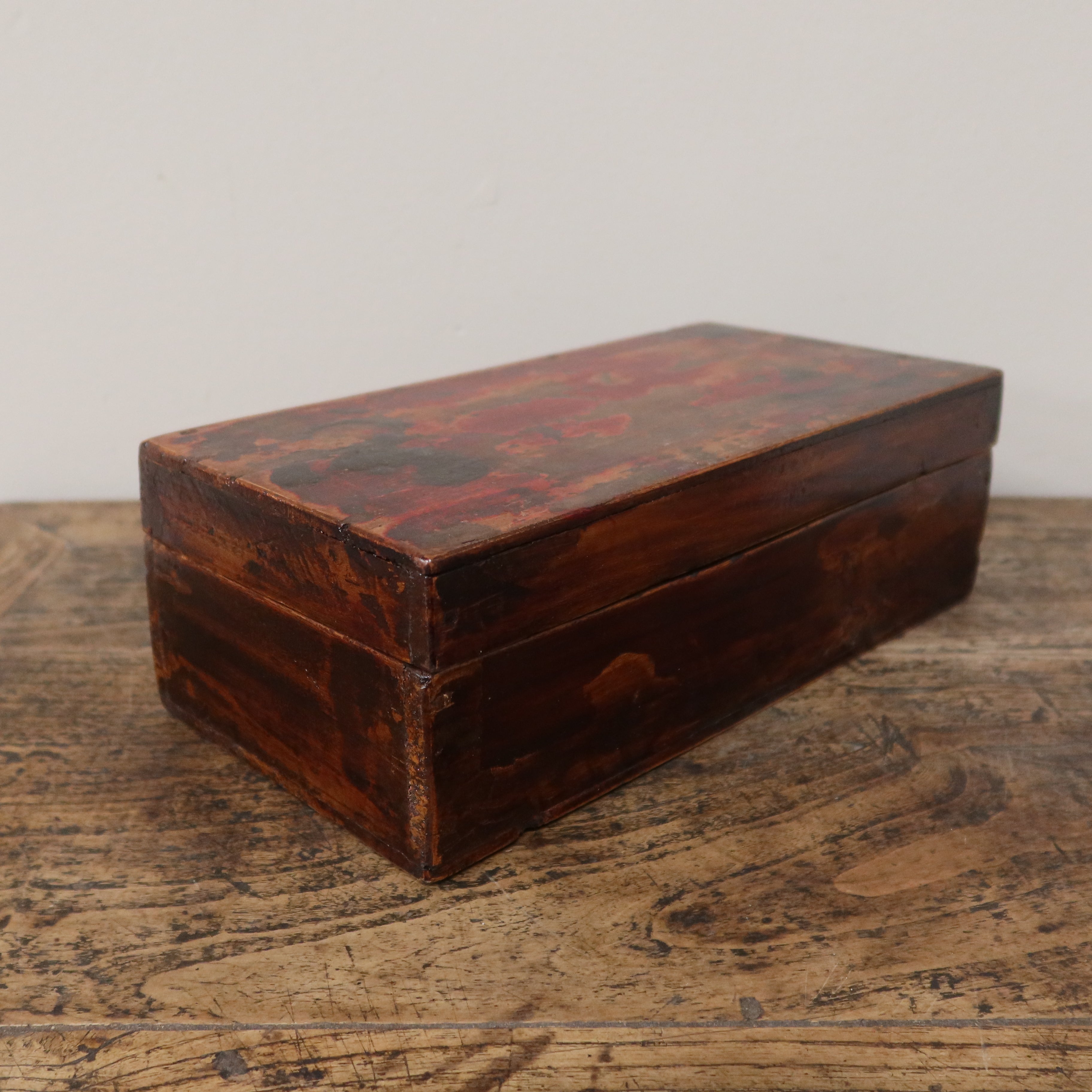 SCATOLA DECORATA DELLA MONGOLIA