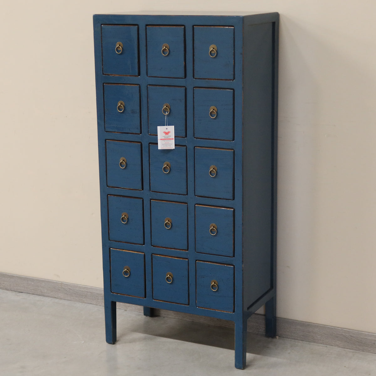 MOBILE CASSETTIERA LACCA BLU 15C