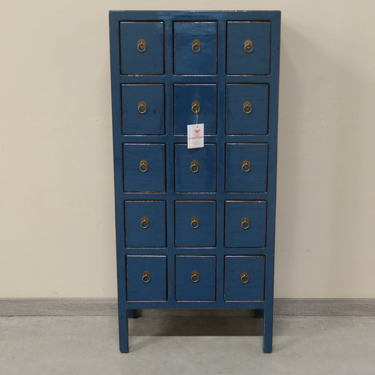 MOBILE CASSETTIERA LACCA BLU 15C