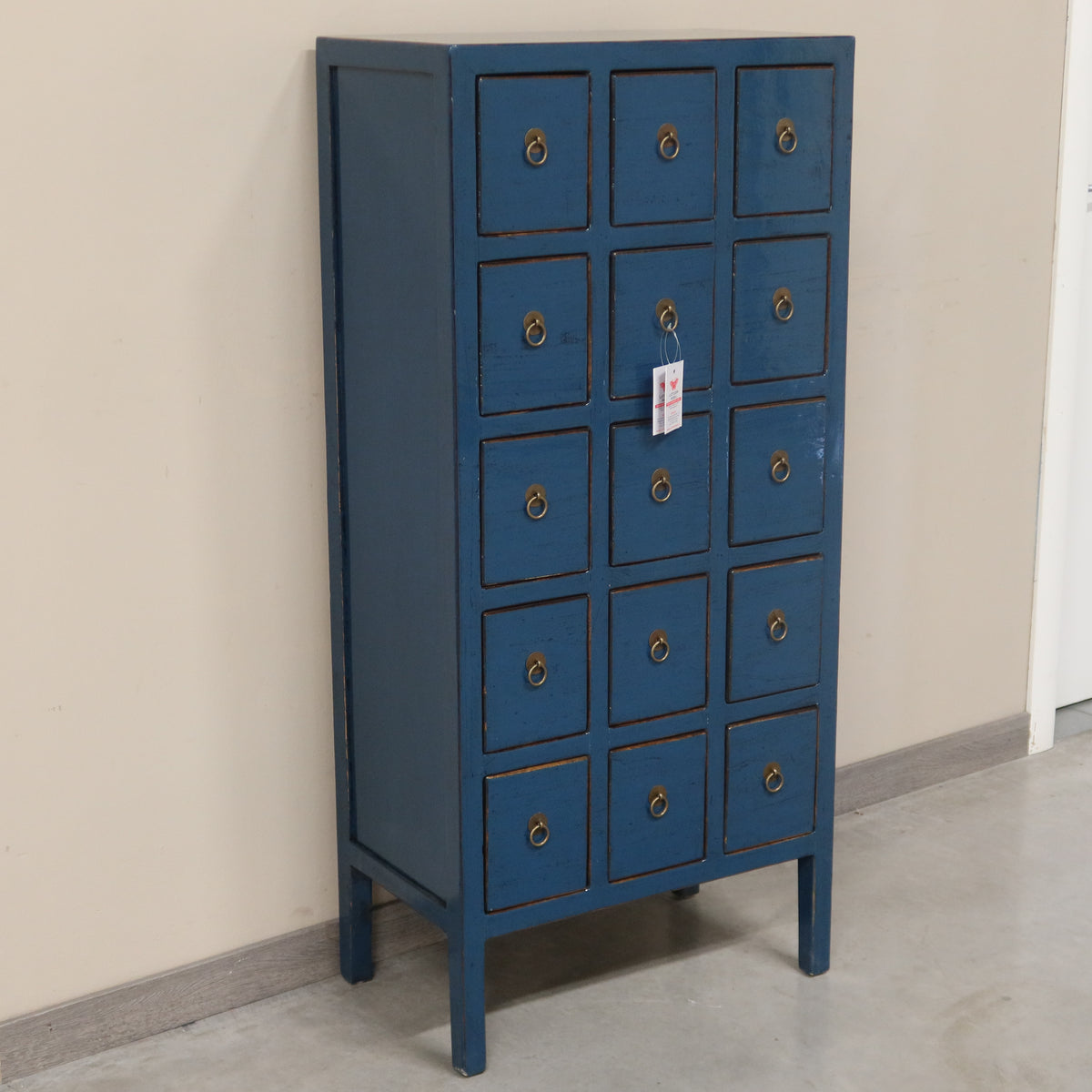 MOBILE CASSETTIERA LACCA BLU 15C