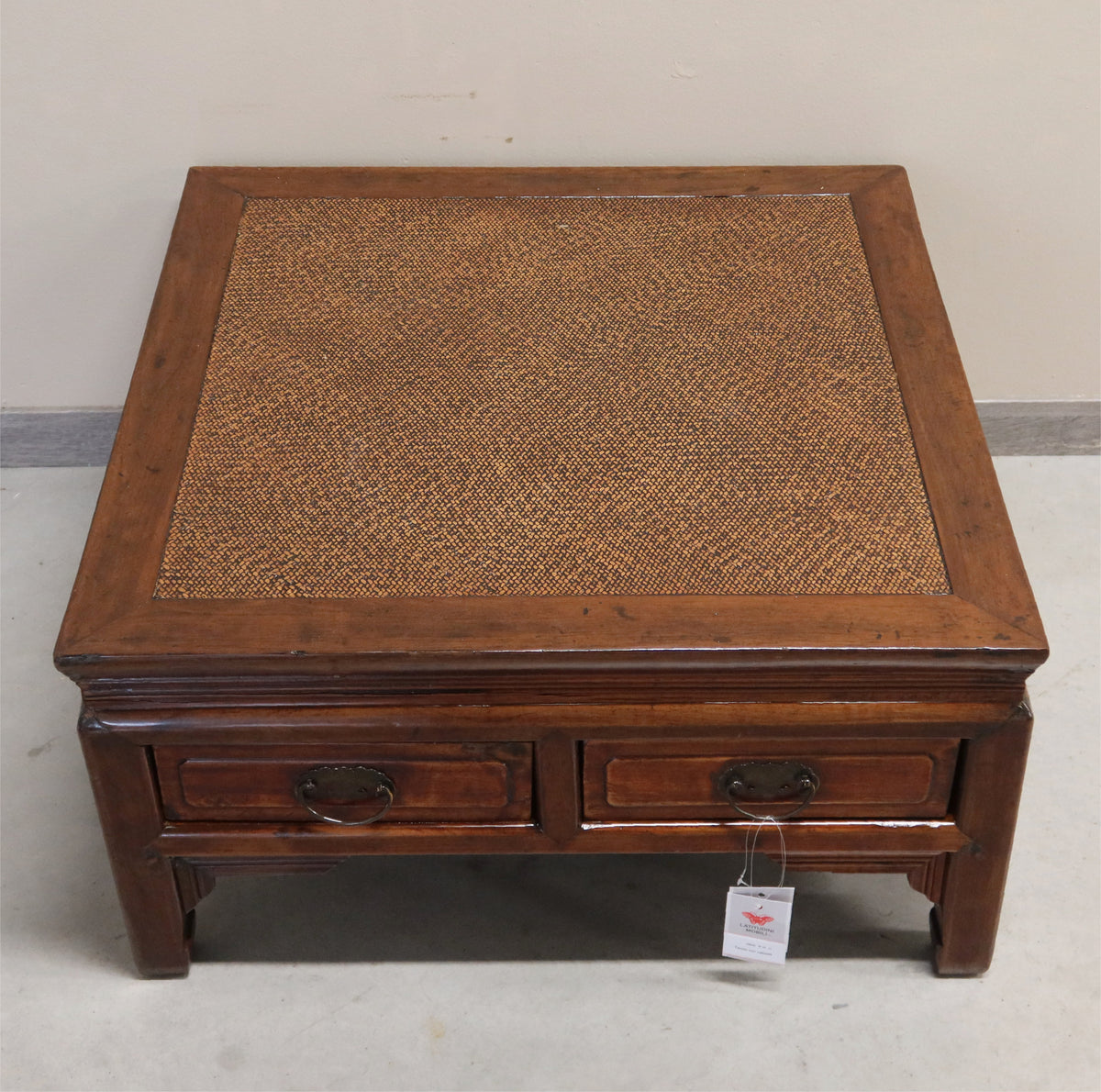 TAVOLO OLMO CINESE 4C PIANO RATTAN