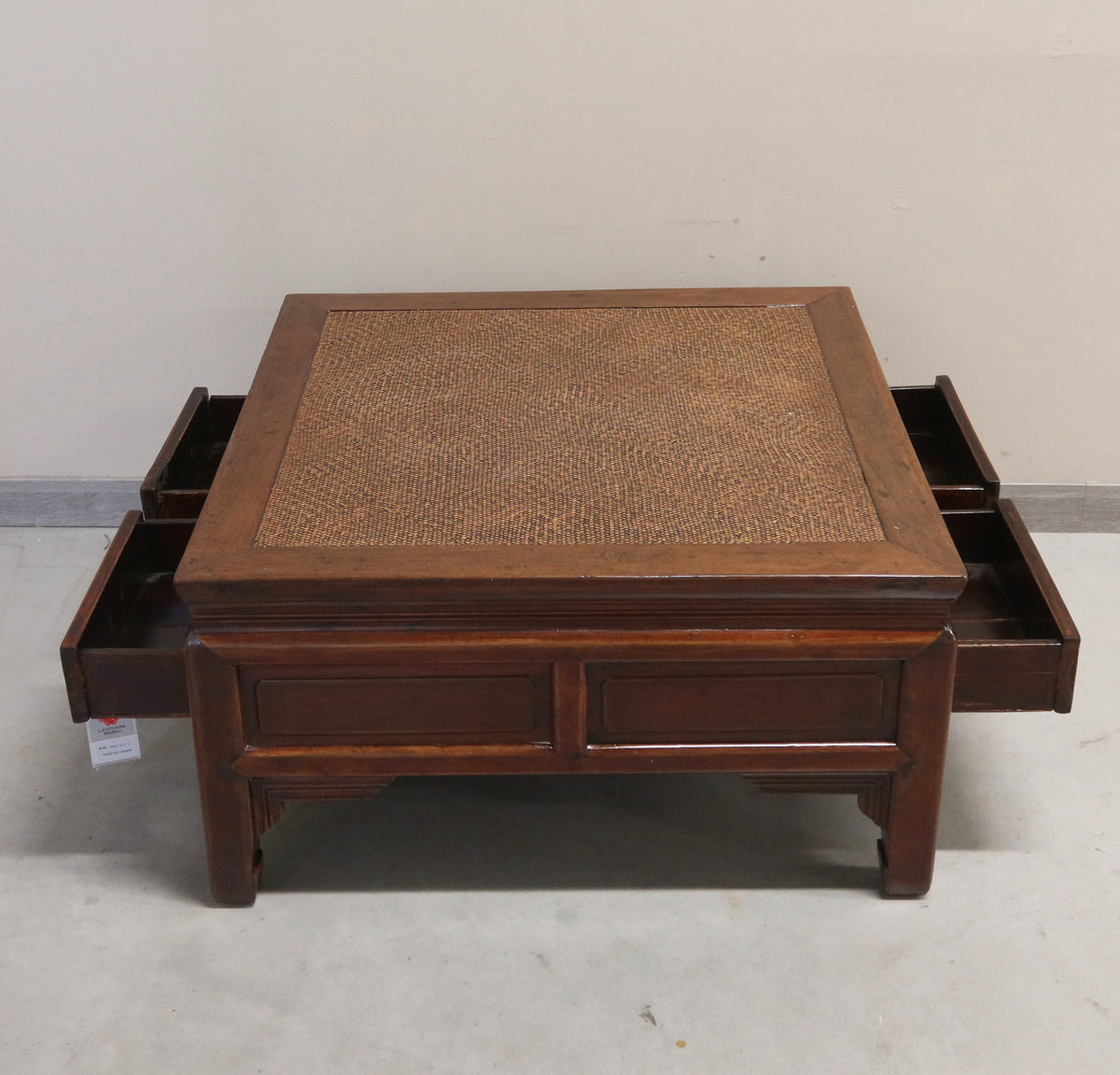 TAVOLO OLMO CINESE 4C PIANO RATTAN