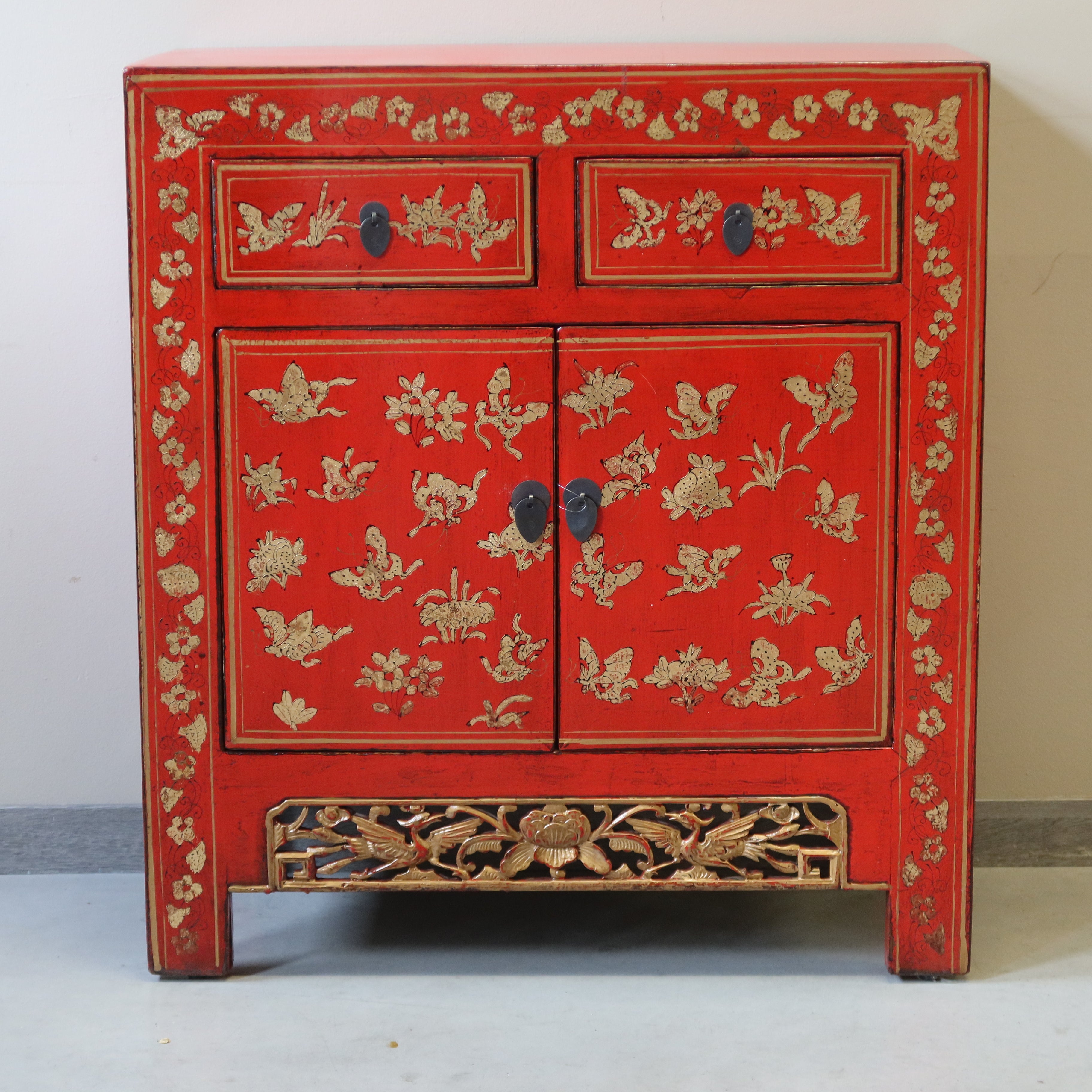 CREDENZINA CINESE DELLO SHANXI DECORATA