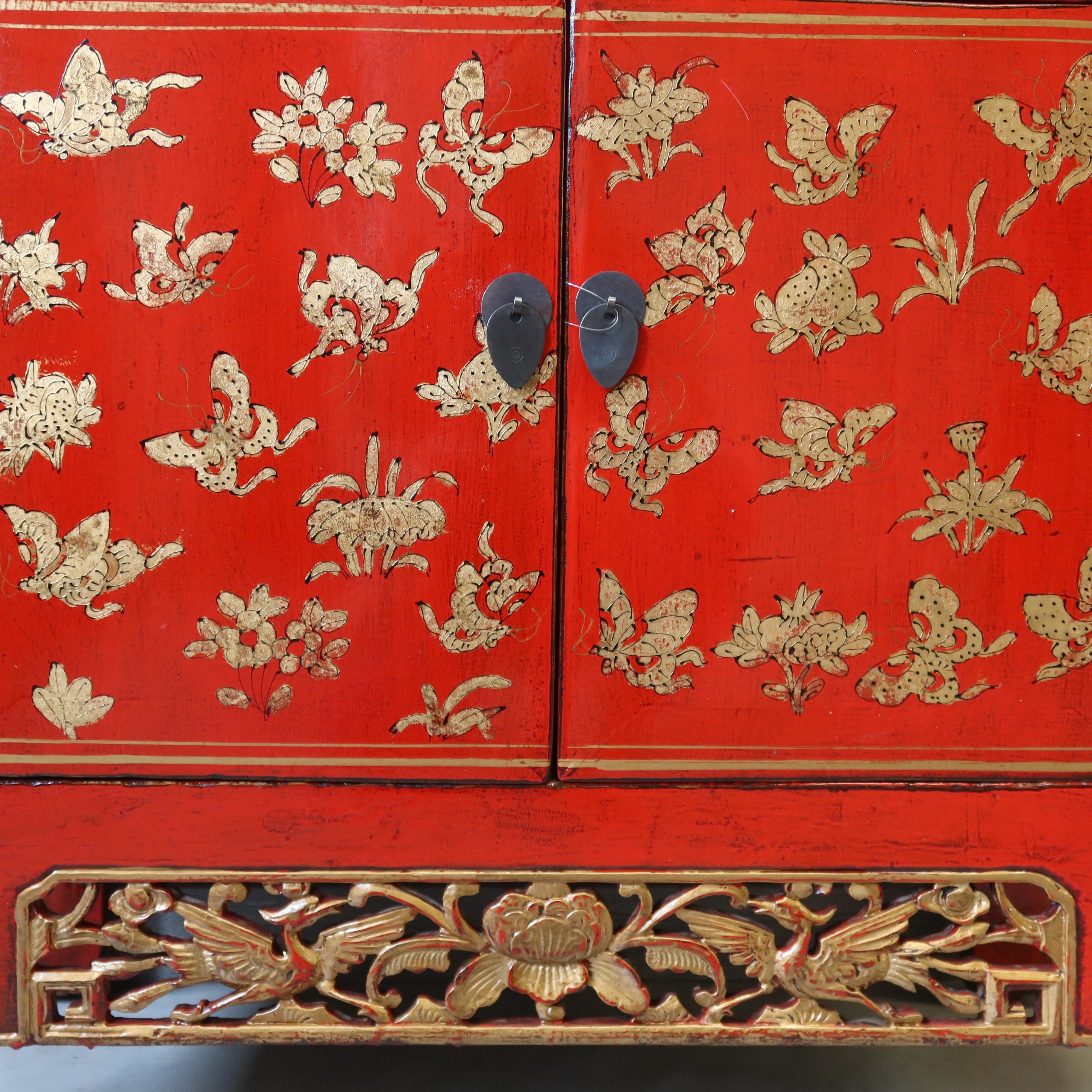 CREDENZINA CINESE DELLO SHANXI DECORATA