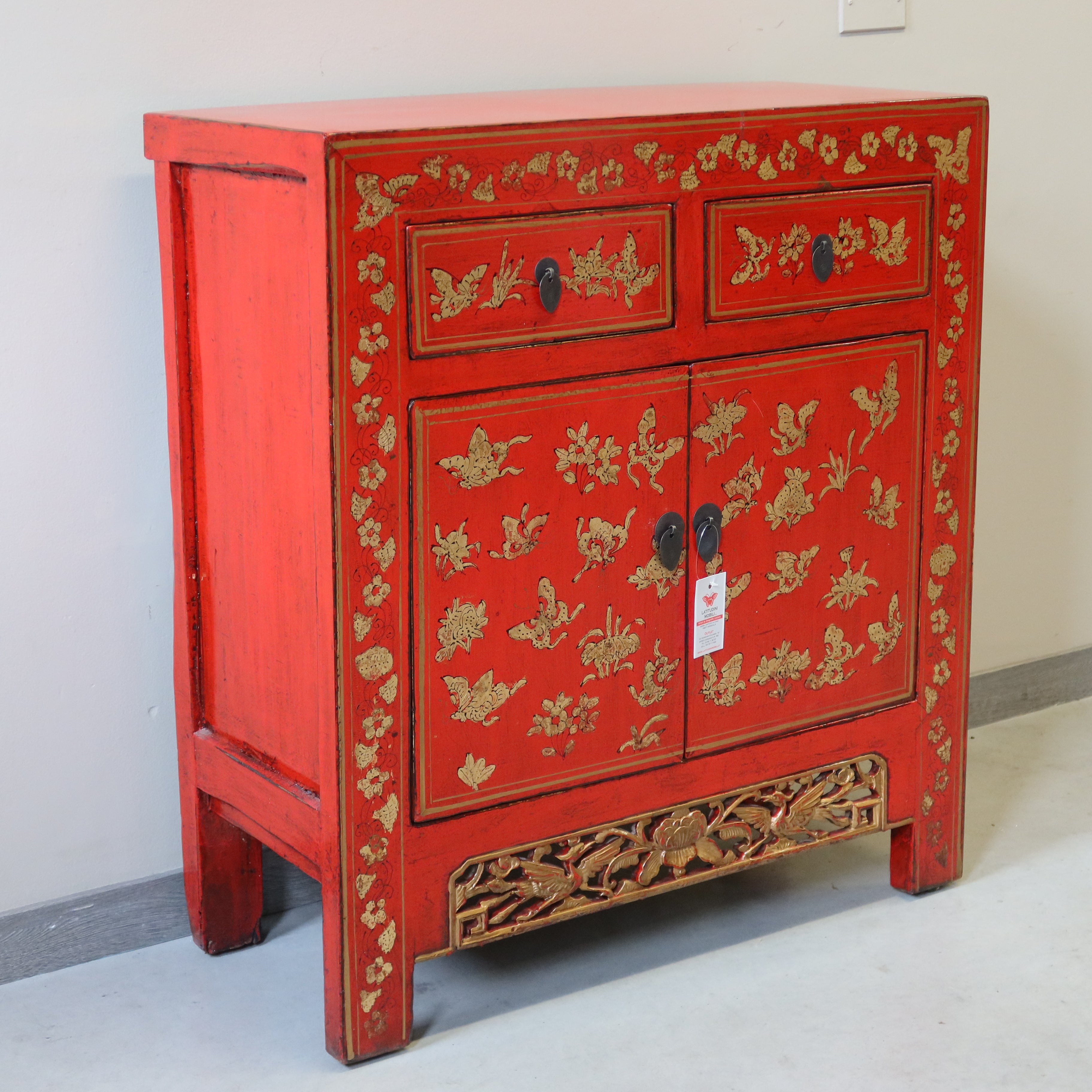 CREDENZINA CINESE DELLO SHANXI DECORATA