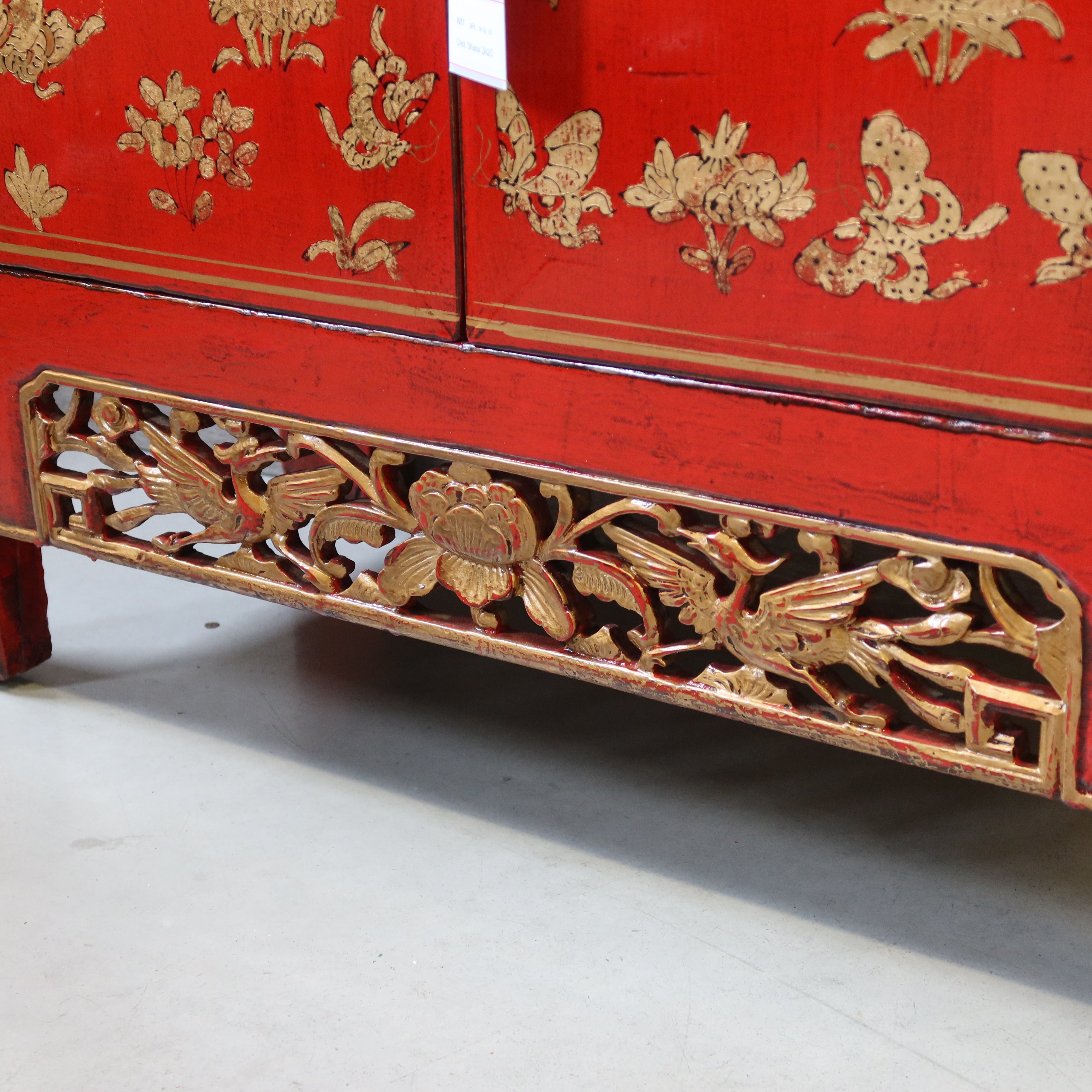 CREDENZINA CINESE DELLO SHANXI DECORATA