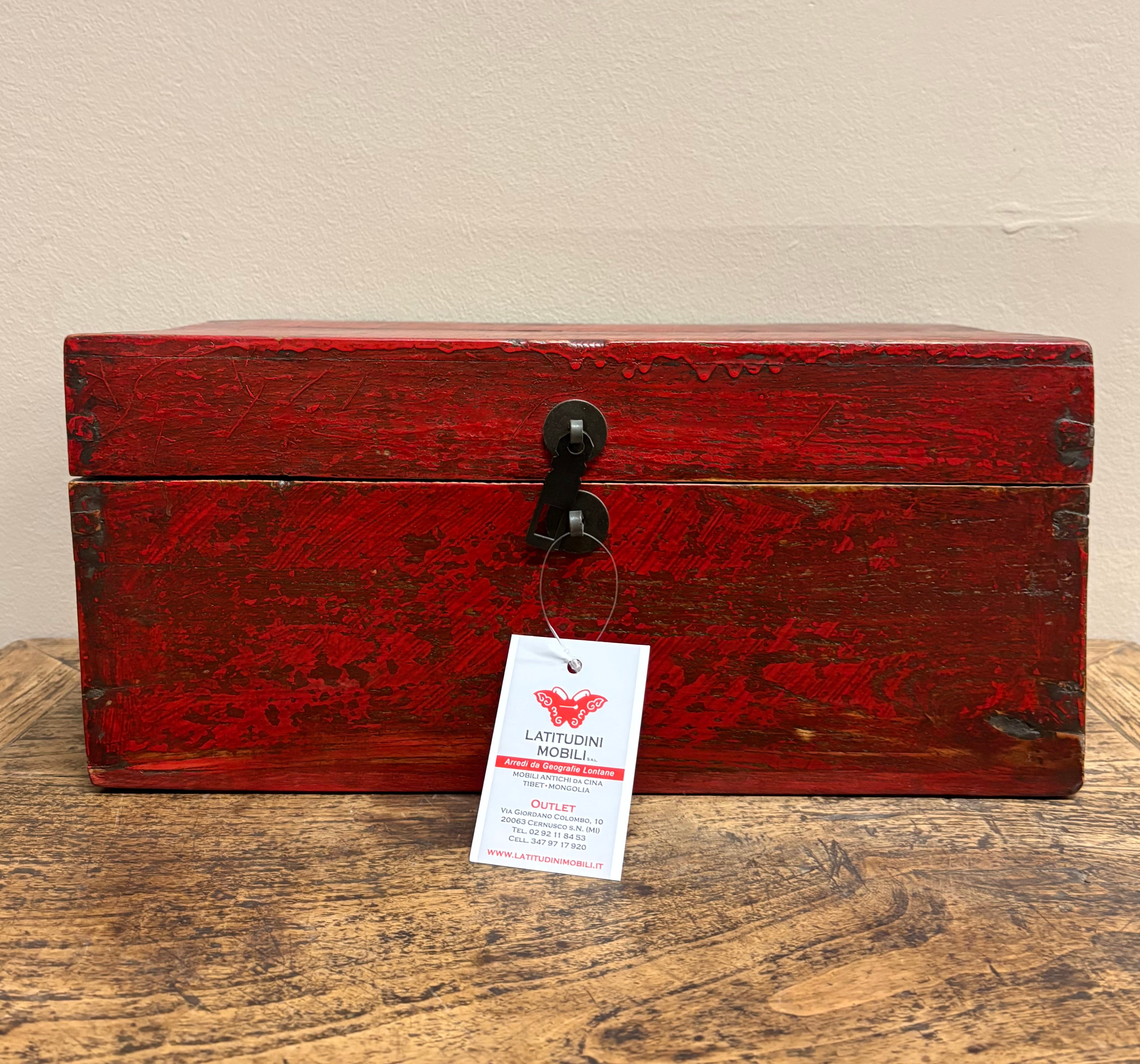 BAULETTO CINESE LACCA ROSSA