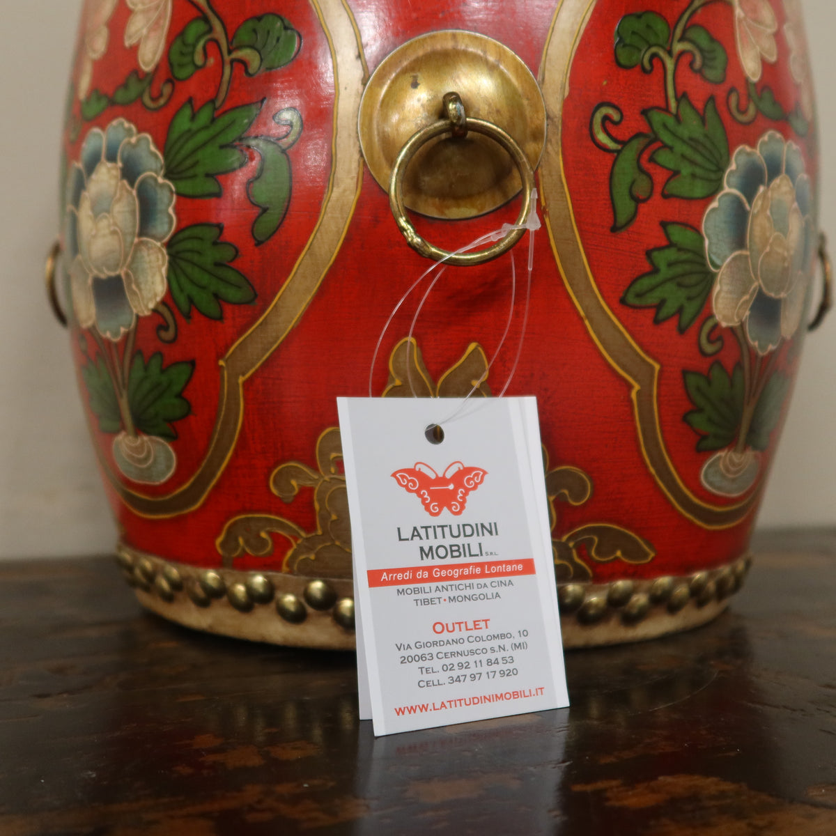 TAMBURELLO TIBET DECORATO