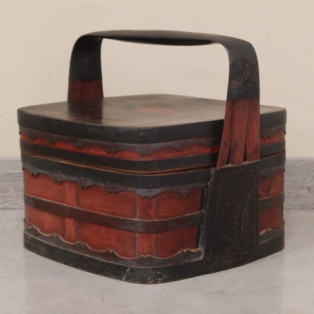 CONTENITORE CINESE CON COPERCHIO