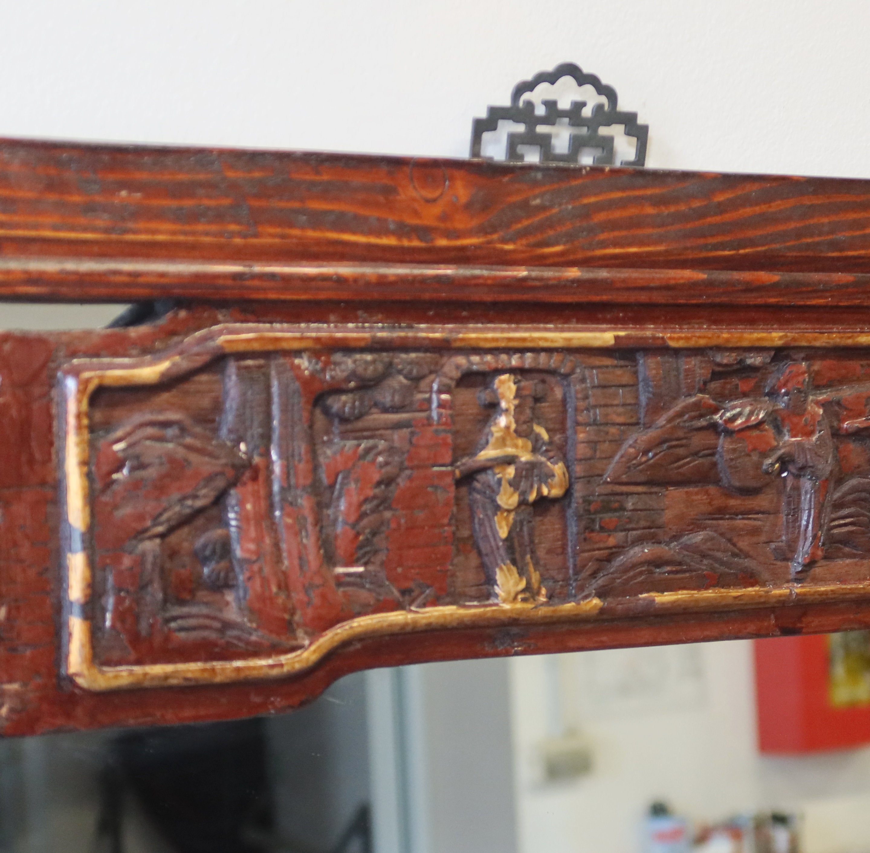CORNICE ANTICA CON SPECCHIO