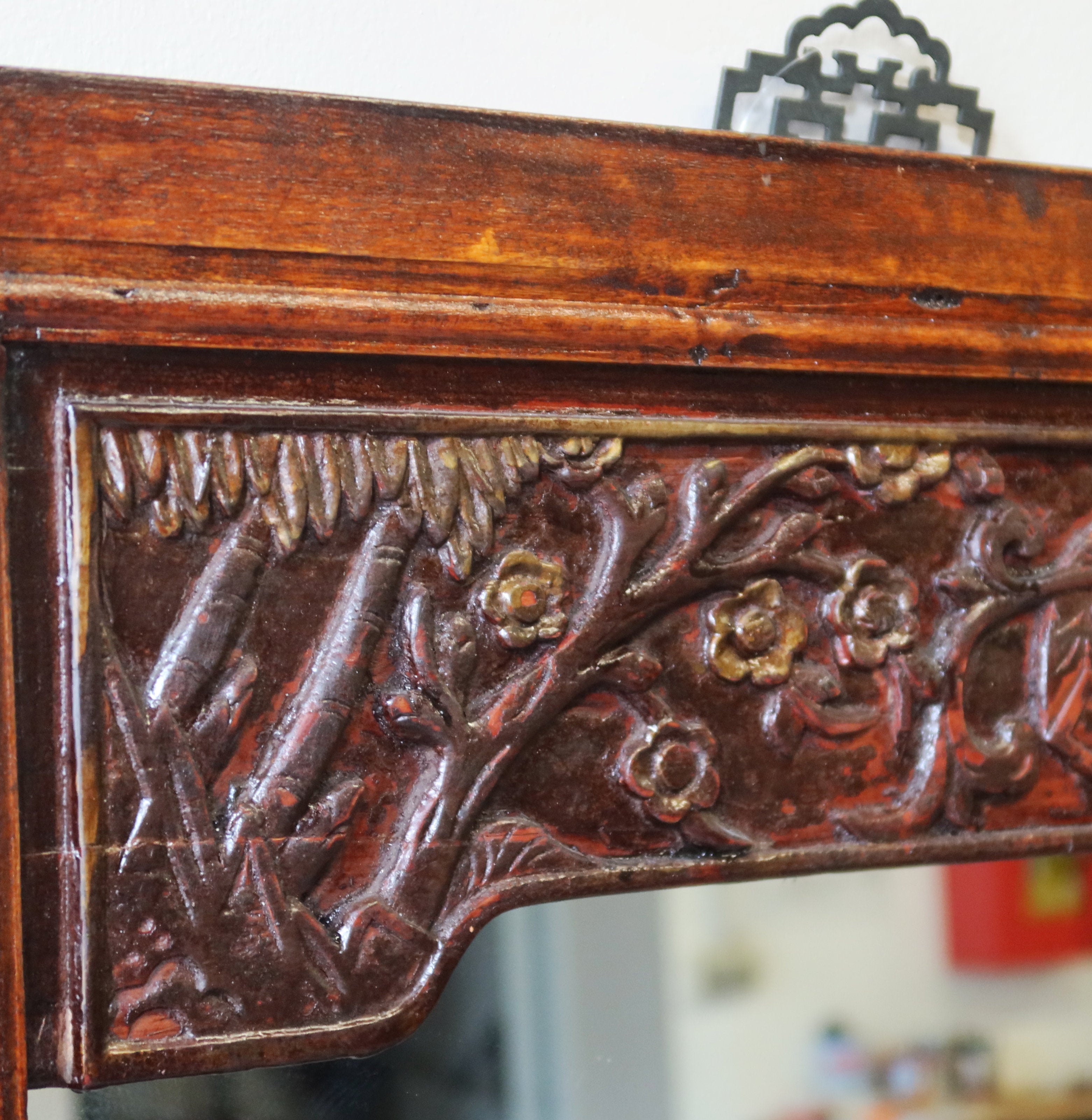 CORNICE ANTICA CON SPECCHIO