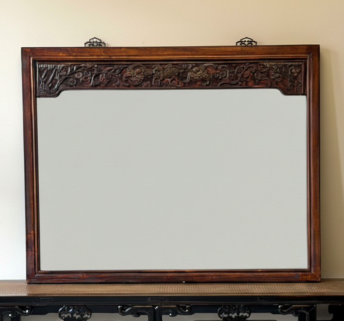 CORNICE ANTICA CON SPECCHIO
