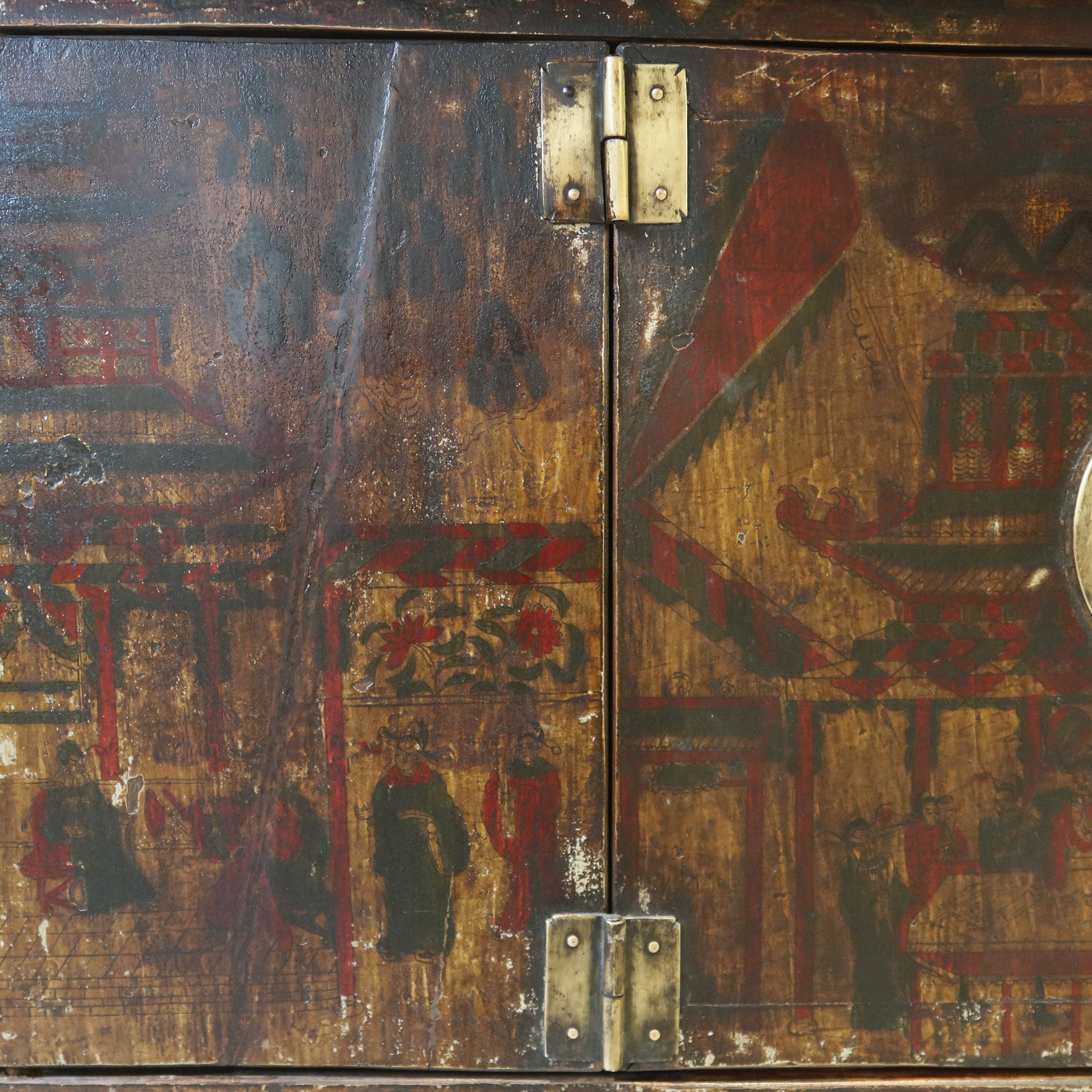 CREDENZA GANZU DEC LIEVE ALI INTAGLIATE