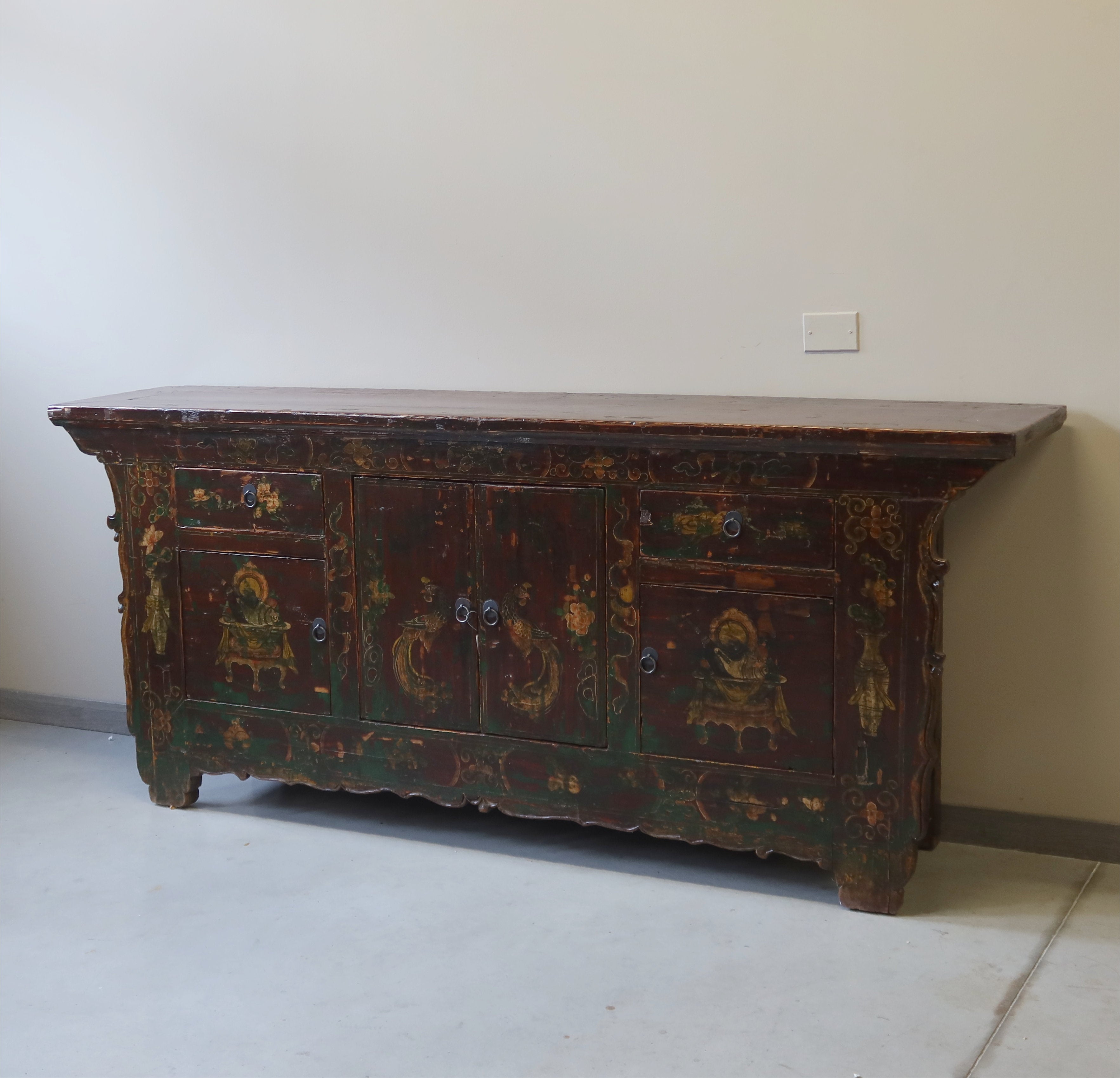 CREDENZA CINESE DEL GANZU AD ALTARE