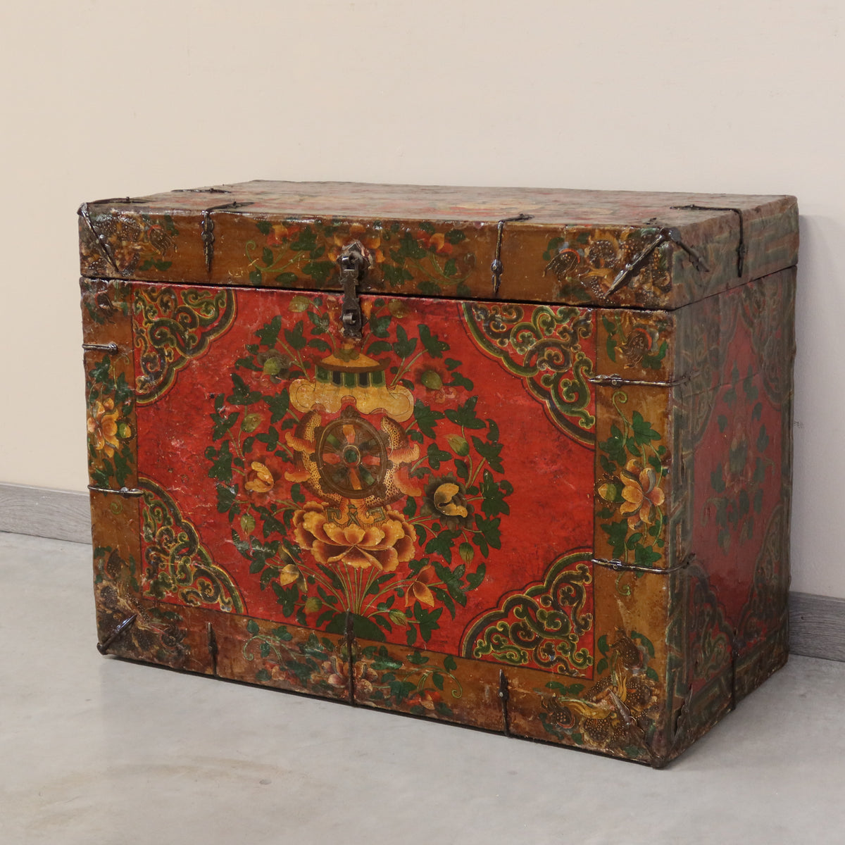 BAULE TIBET DECORATO