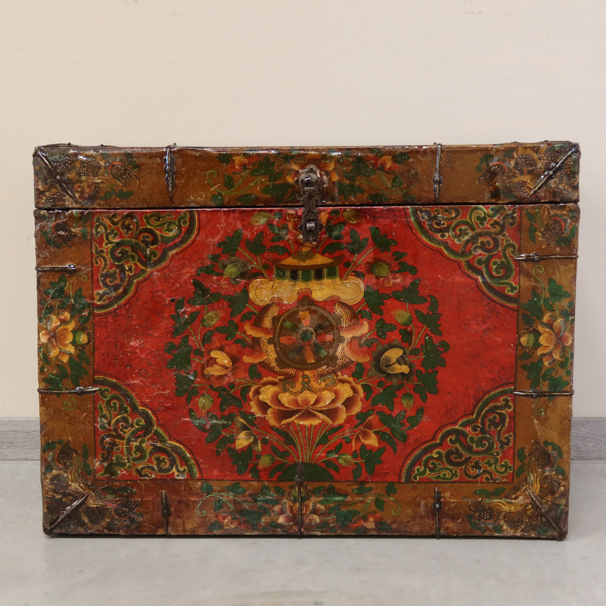 BAULE TIBET DECORATO