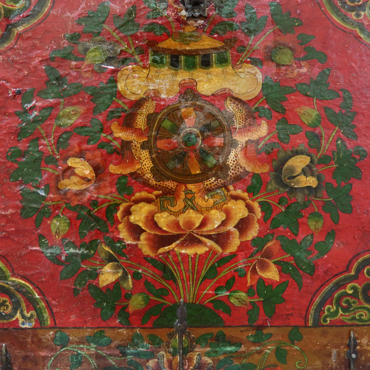 BAULE TIBET DECORATO