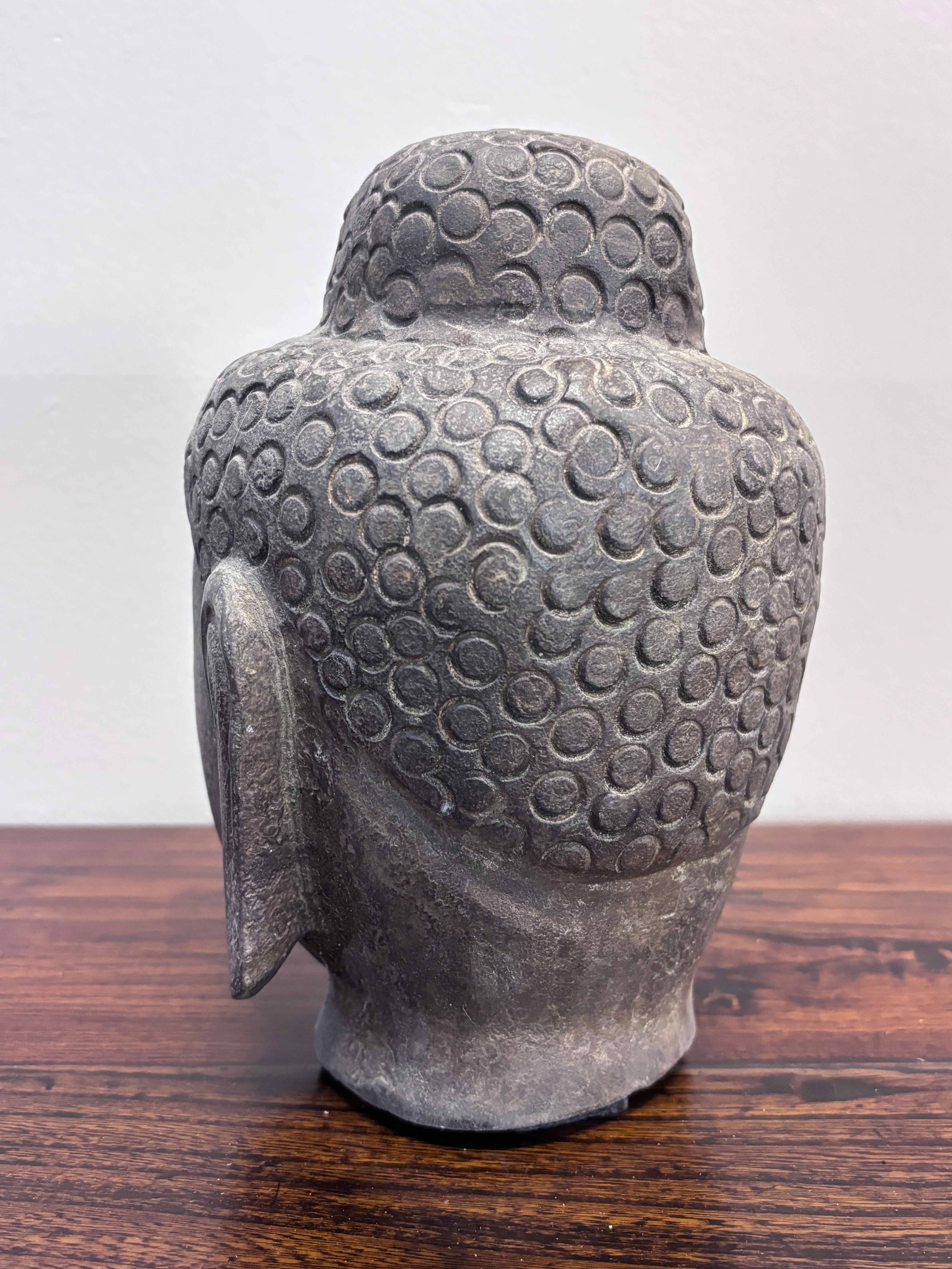 PICCOLA TESTA DI BUDDHA CINESE IN PIETRA