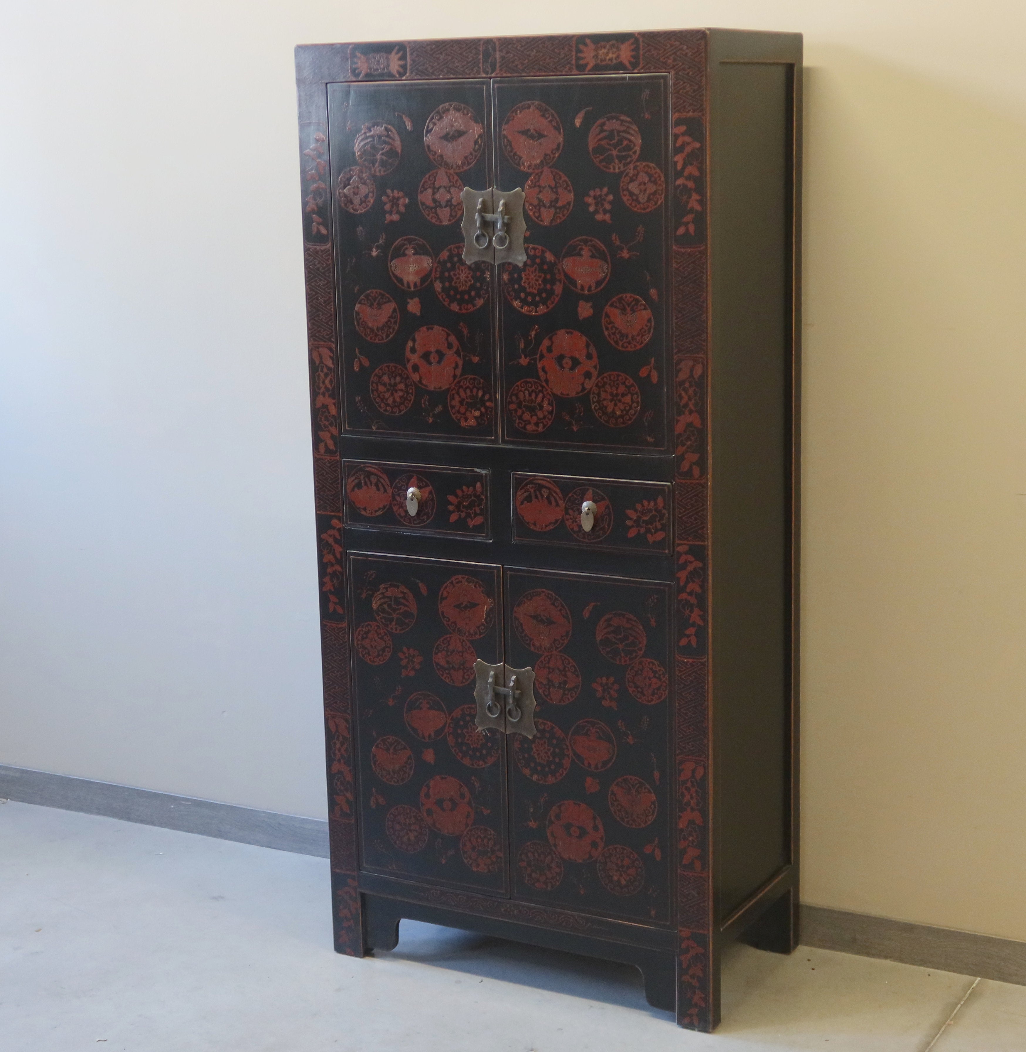 ARMADIETTO SHANXI DECORATO TAGLIA MEDIA