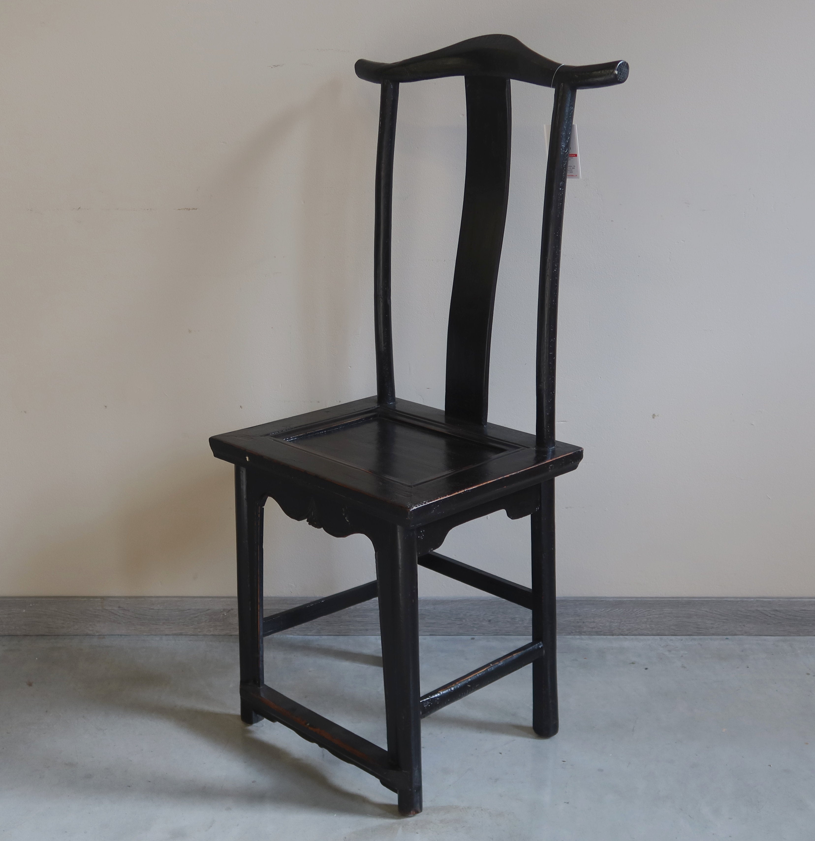 SEDIA CINESE LACCA NERA